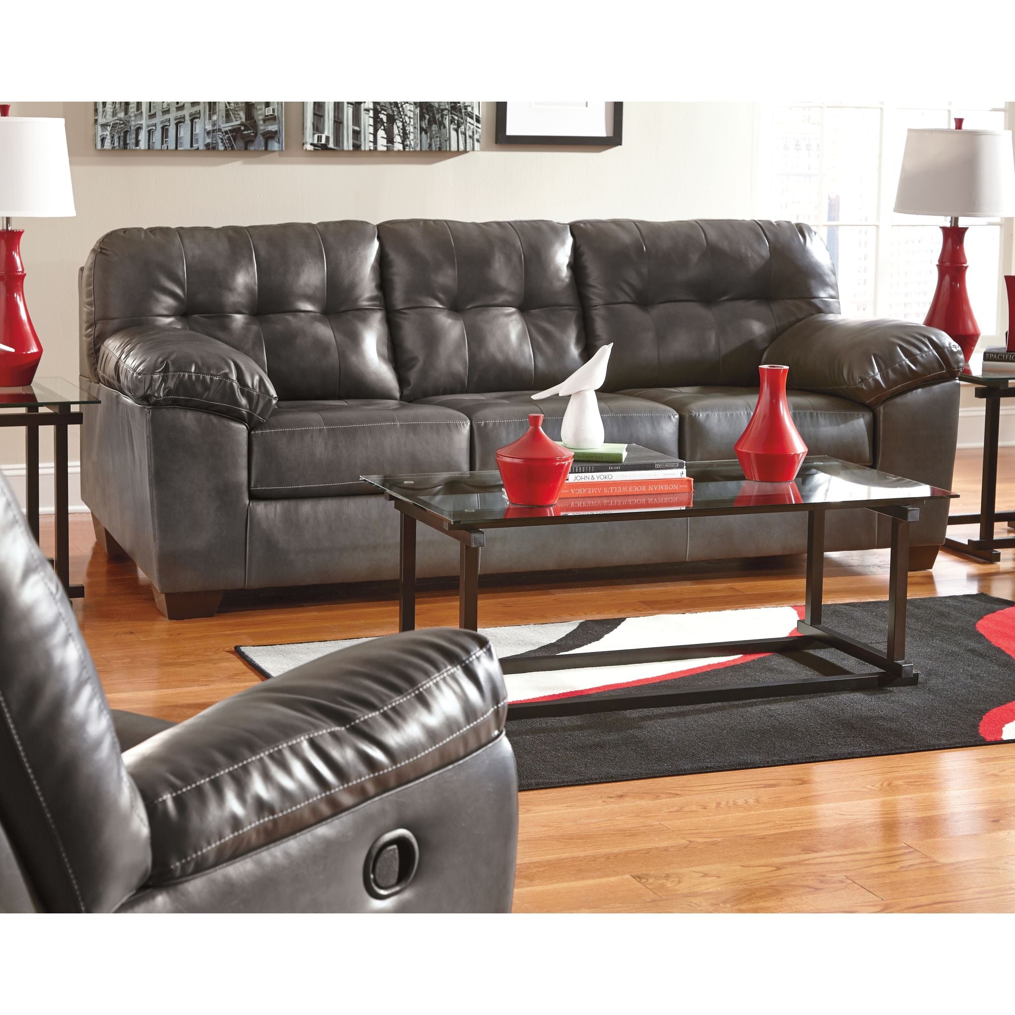 Alliston Queen Sofa Sleeper Bed - Grey Convertible Couch for Small Spaces | Perfect for Guest Rooms, Apartments & Living Rooms