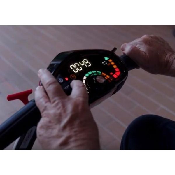 EV Rider TeQno AF Folding Mobility Scooter - Lightweight & Portable Electric Scooter for Adults & Seniors - Ideal for Travel, Shopping, and Outdoor Adventures