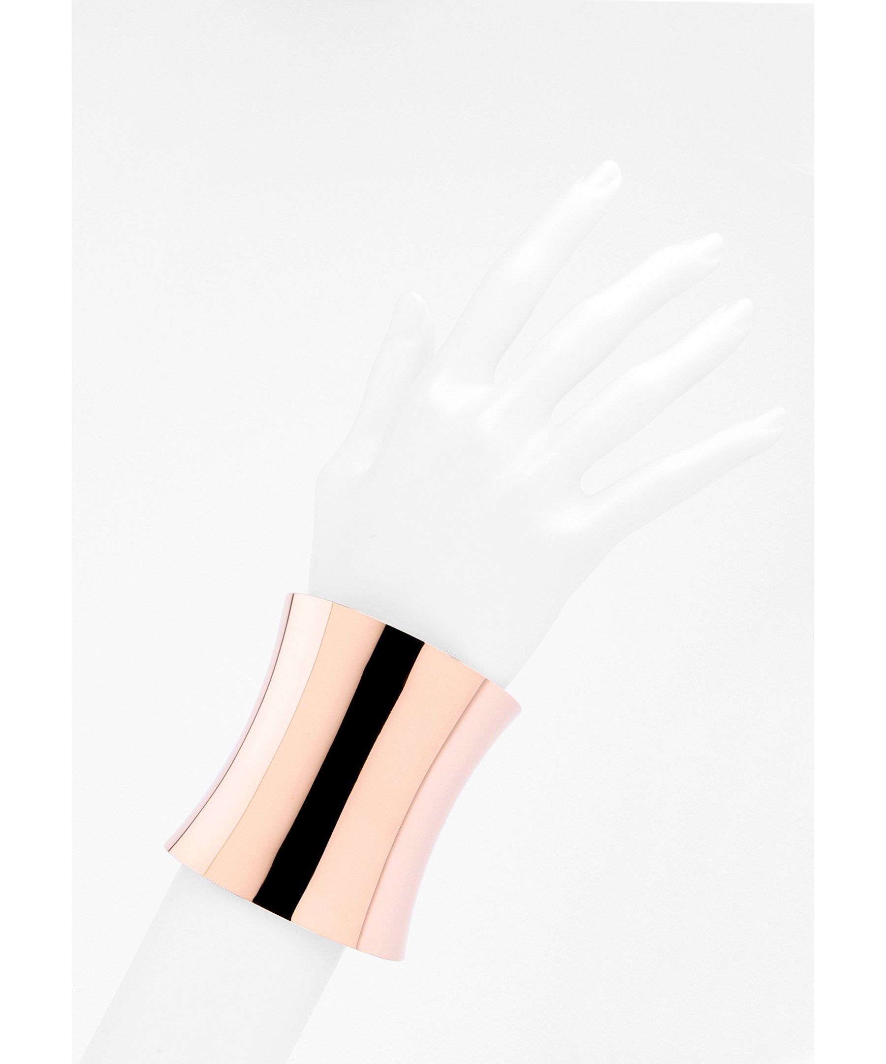 Rose Gold Wide Cuff Bracelet for Women - Elegant Fashion Jewelry for Parties, Weddings & Everyday Wear