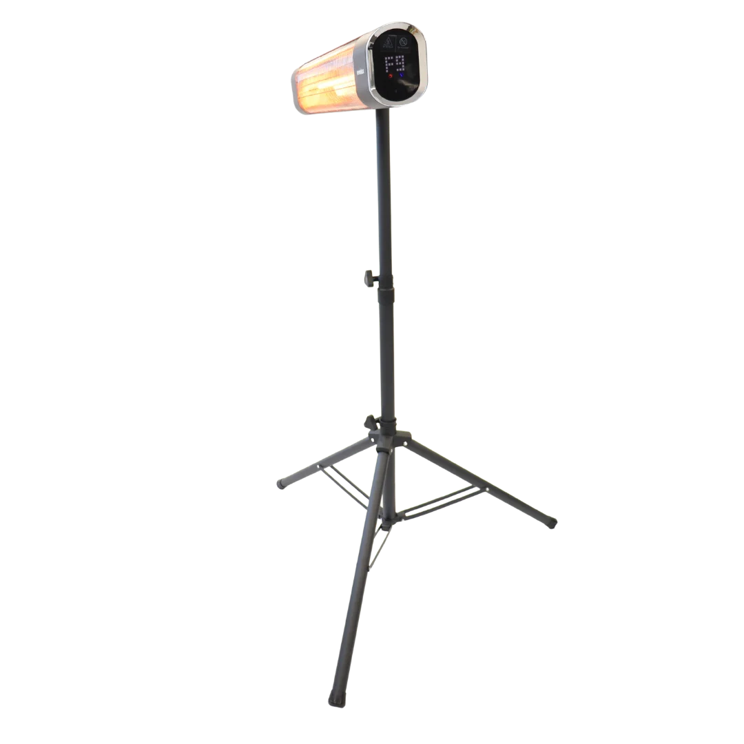 Portable Infrared Garden Heater with Tripod Stand - Energy Efficient, Waterproof Outdoor Patio Heater for Backyard, Deck & Camping Use