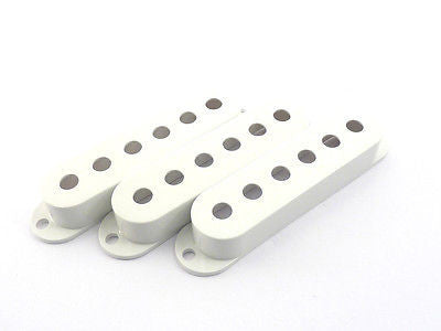 Fender Original Stratocaster Pickup Covers - White - Replacement Parts for Electric Guitars - Perfect for DIY Guitar Upgrades & Vintage Tone Enhancement