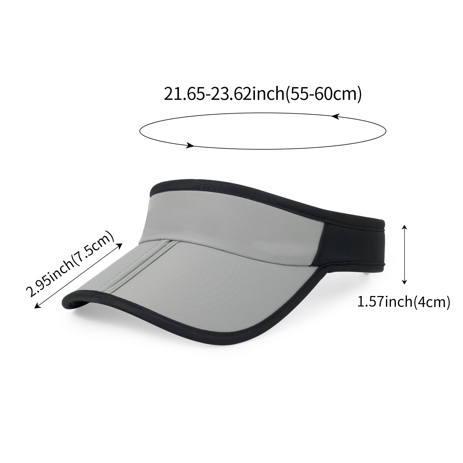 Best Sports Sun Visor Hats for Men & Women - Foldable Brim, Lightweight & Packable Adjustable Visor Cap for Running, Golf, Tennis - Perfect for Outdoor Activities & Summer Sports
