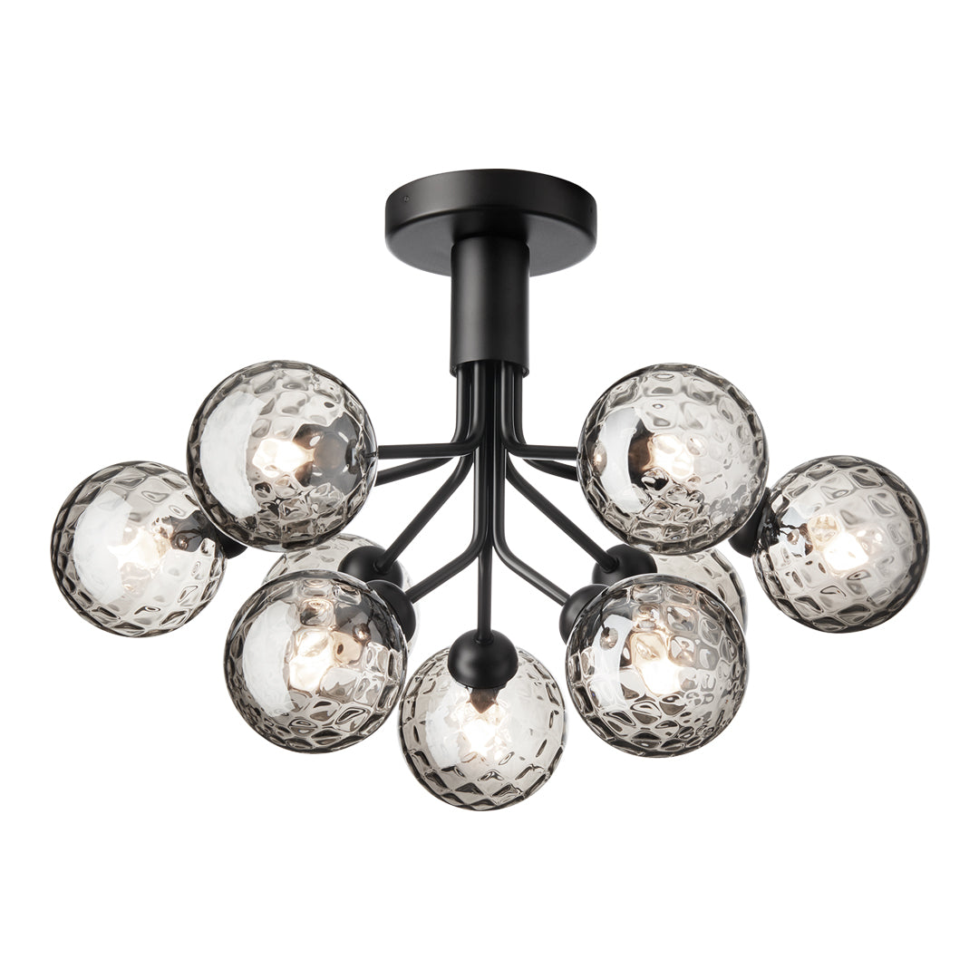 Apiales 9-Light Modern Ceiling Fixture - Elegant Chandelier for Dining Room, Living Room, and Bedroom Lighting