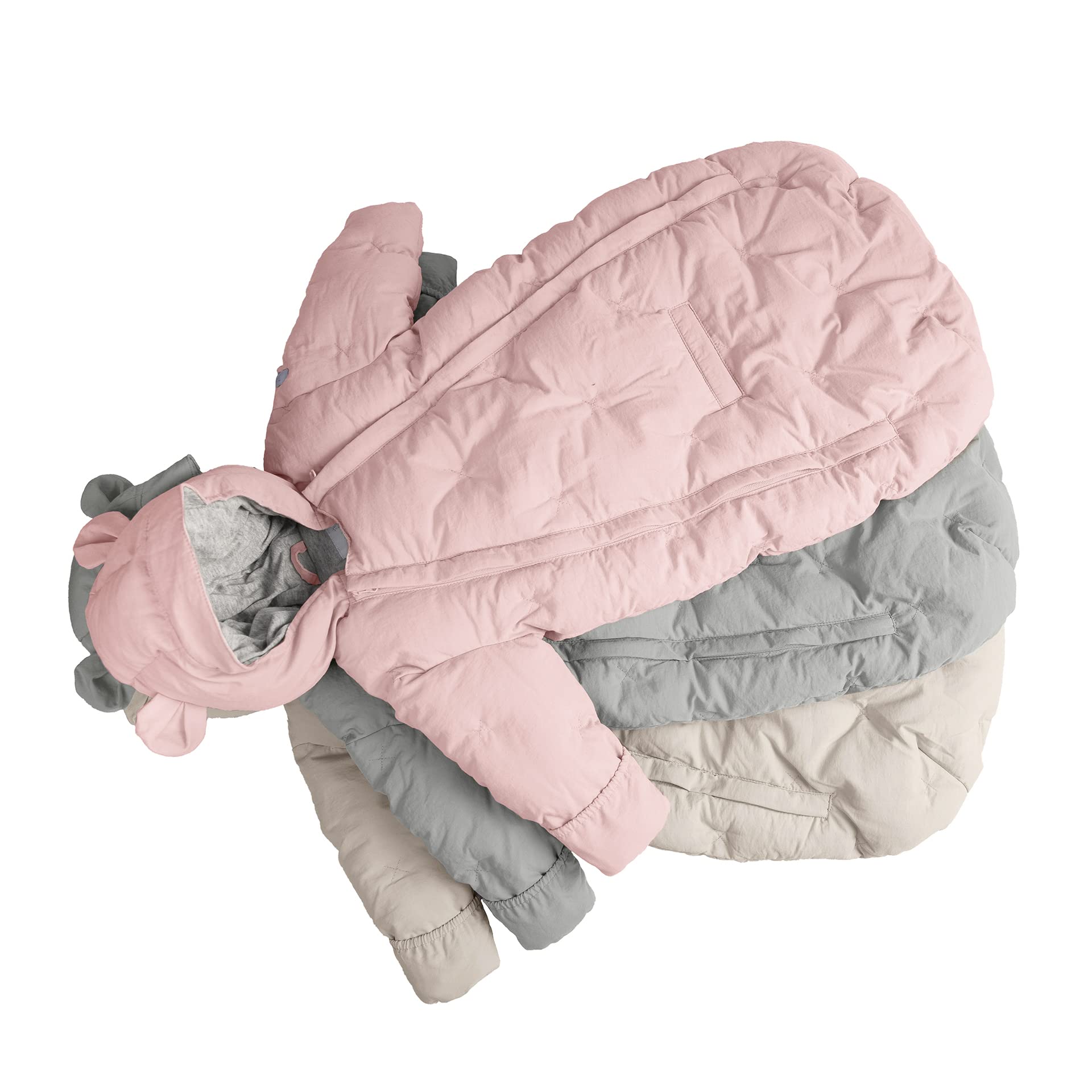 7AM Enfant Winter Baby Snowsuit - Waterproof Insulated Hooded Snowsuit for Infants & Toddlers, 2-Way Zipper for Easy Diaper Changes | Warm Bunting for Stroller & Outdoor Play | Perfect for Snowy Days & Winter Adventures