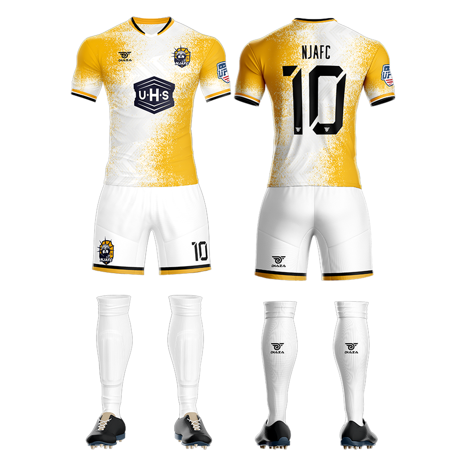 NJ Alliance Away Jersey for Men - High-Quality Soccer Uniform for Fans & Players - Perfect for Games, Training & Support