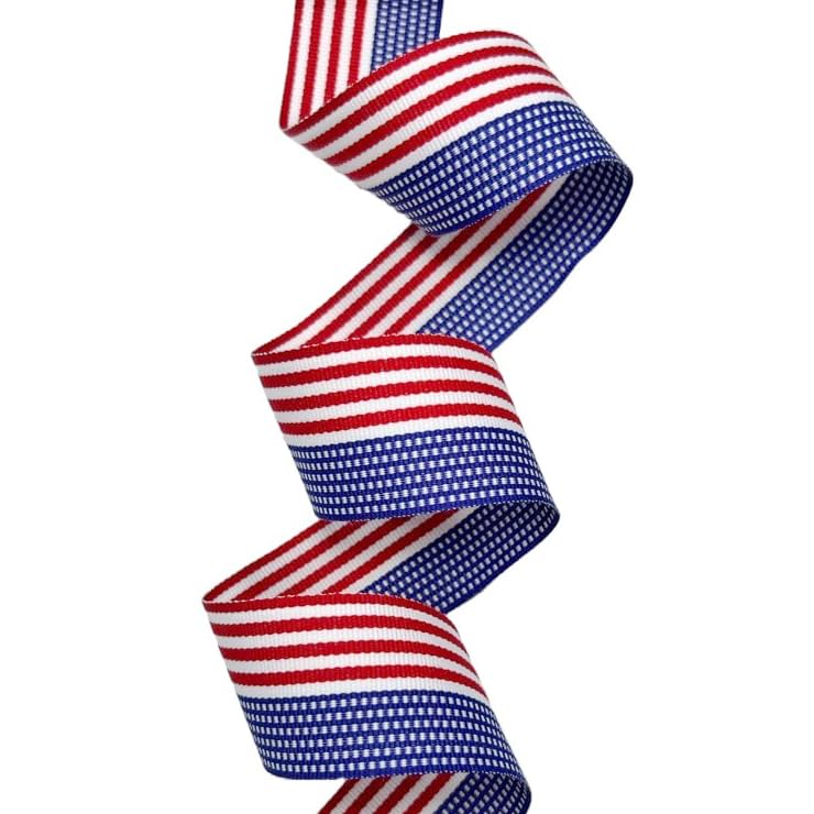 American Flag Stripe Grosgrain Ribbon