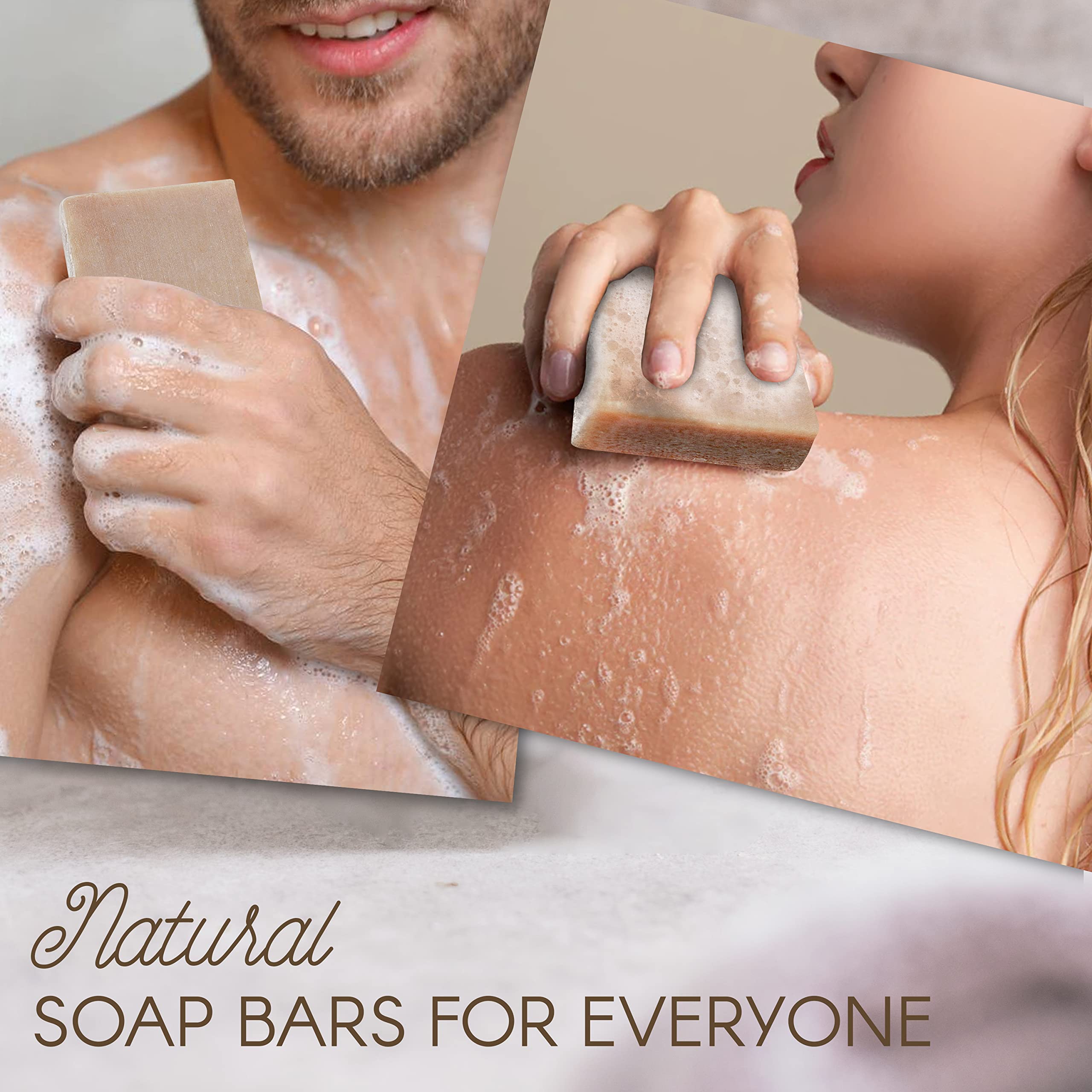 Havana & Co. Natural Lemongrass Soap Bars 5.3oz - Handmade Vegan Moisturizing Body Bar for Men & Women - Cold-Pressed Face, Hand & Bath Wash - Ideal for Dry Skin Care, Spa Day & Eco-Friendly Gifting