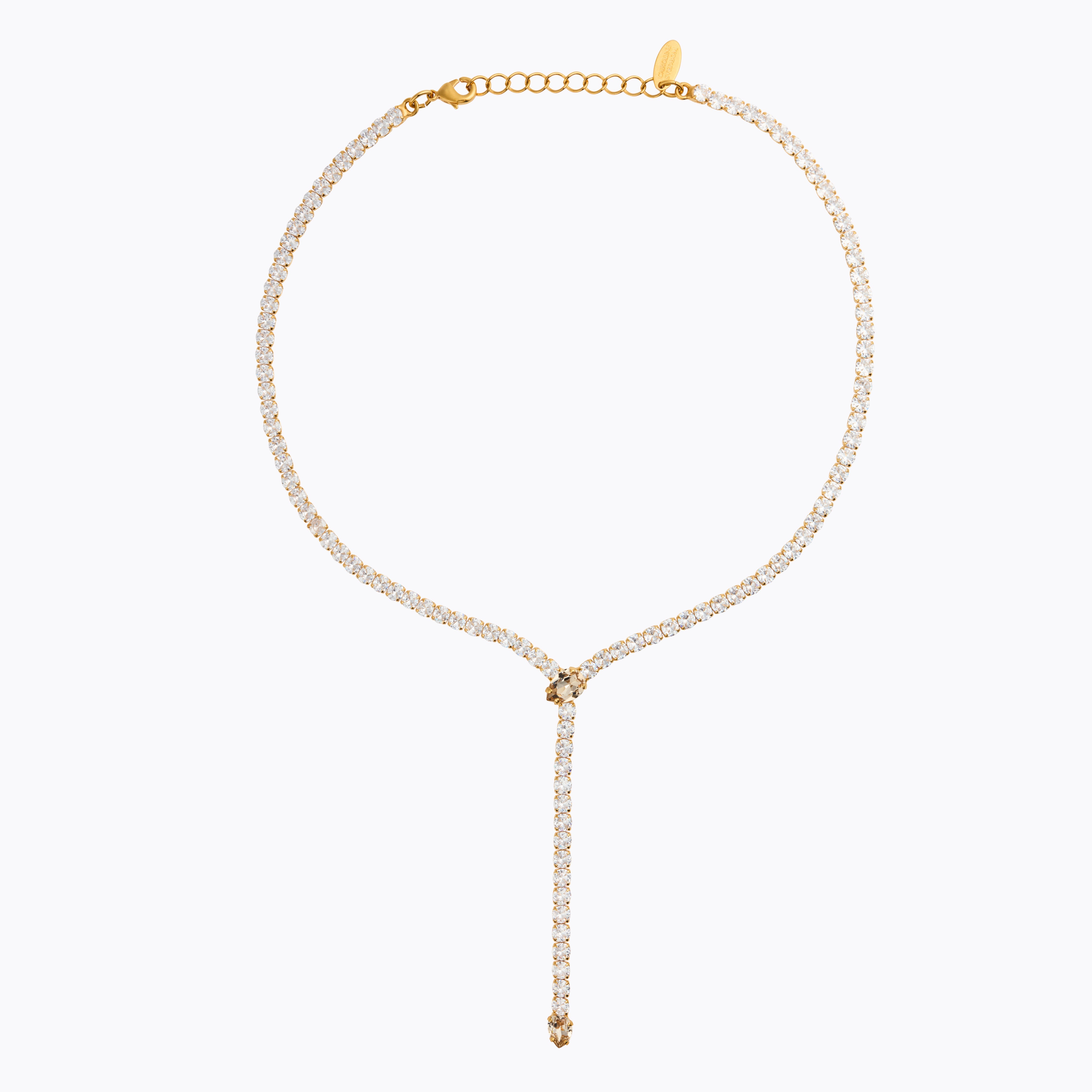 Together With You Necklace - Elegant Crystal & Silk Pendant for Women | Perfect Gift for Anniversary, Valentine's Day & Special Occasions
