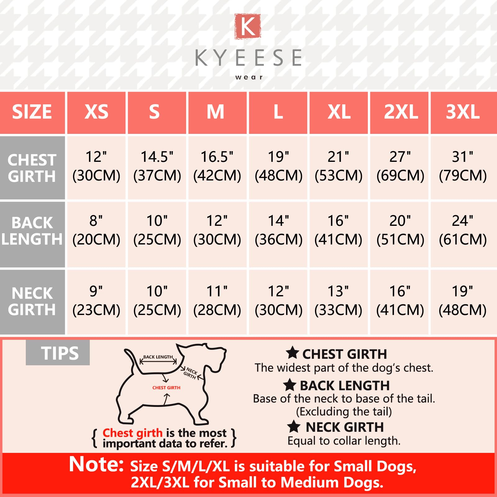 KYEESE Small Dog Sweaters with Leash Hole - Red Heart Pet Sweater for Puppies, Cozy Winter Dog Clothes for Chihuahua, Yorkie, Pug - Perfect for Outdoor Walks & Indoor Comfort