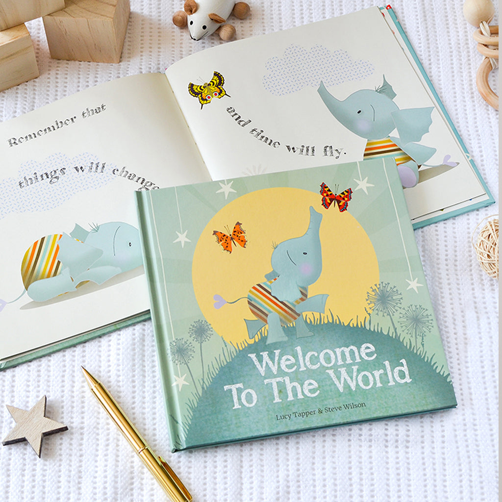 Pink Welcome to the World Baby Gift Hamper - Perfect for Newborn Celebrations, Baby Showers & Hospital Visits