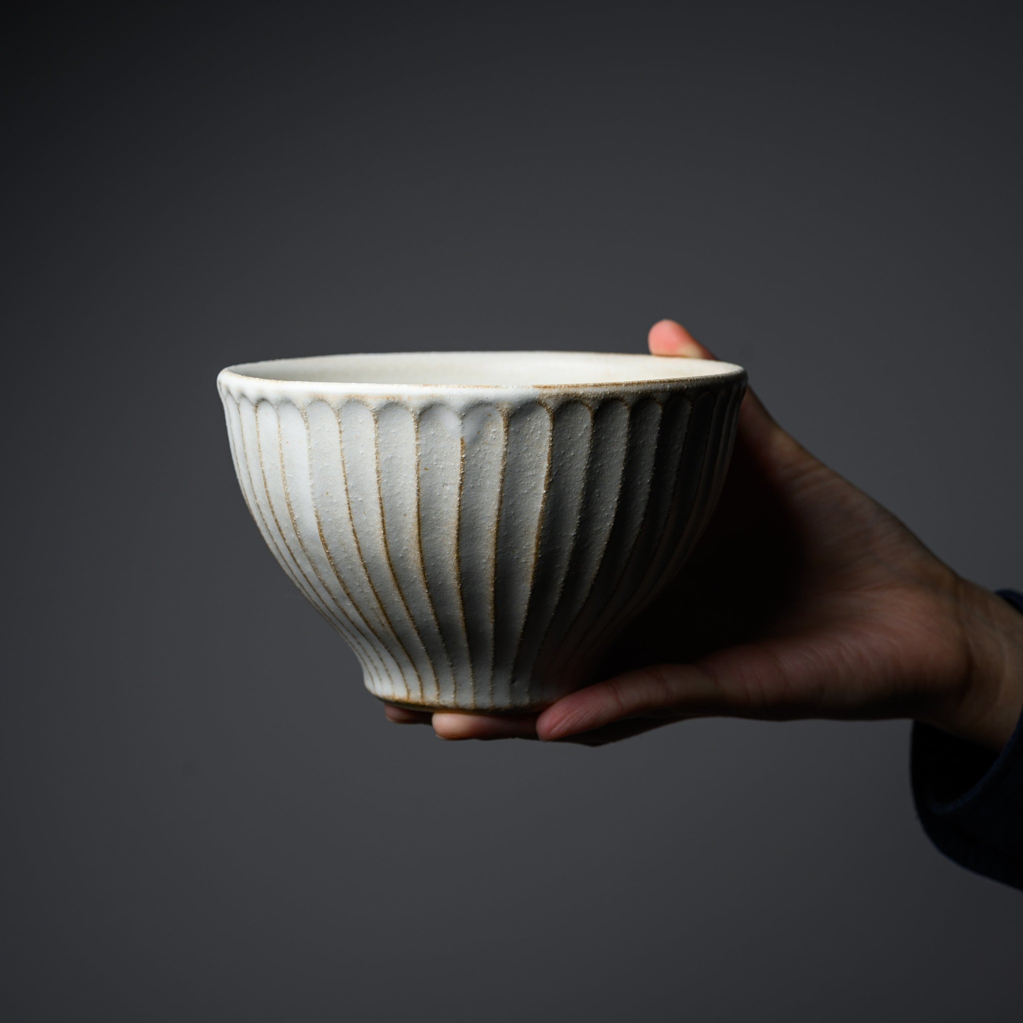 Wakasama Kiln Kinari Donburi Rice Bowl - Handcrafted Ceramic Donburi Bowl Set, 2 Sizes (Small & Large) - Perfect for Japanese Ramen, Udon, Rice Dishes & Home Dining