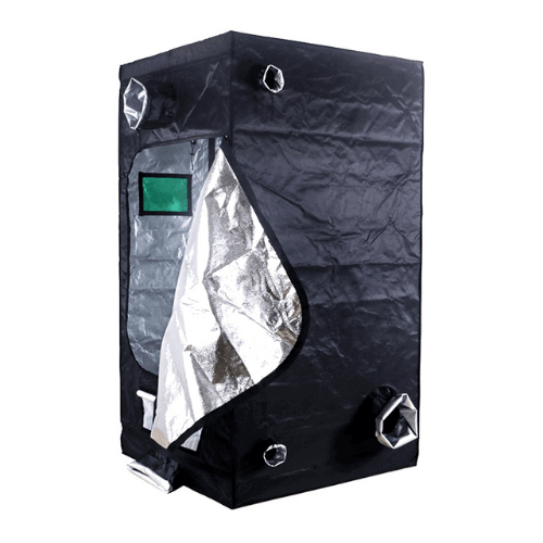 BudBox Pro XL HL Silver Grow Tent 4x4x7 ft - 120x120x220cm Indoor Hydroponic Plant Growing Room for Cannabis, Vegetables & Herbs - Perfect for Home Gardening & Commercial Cultivation