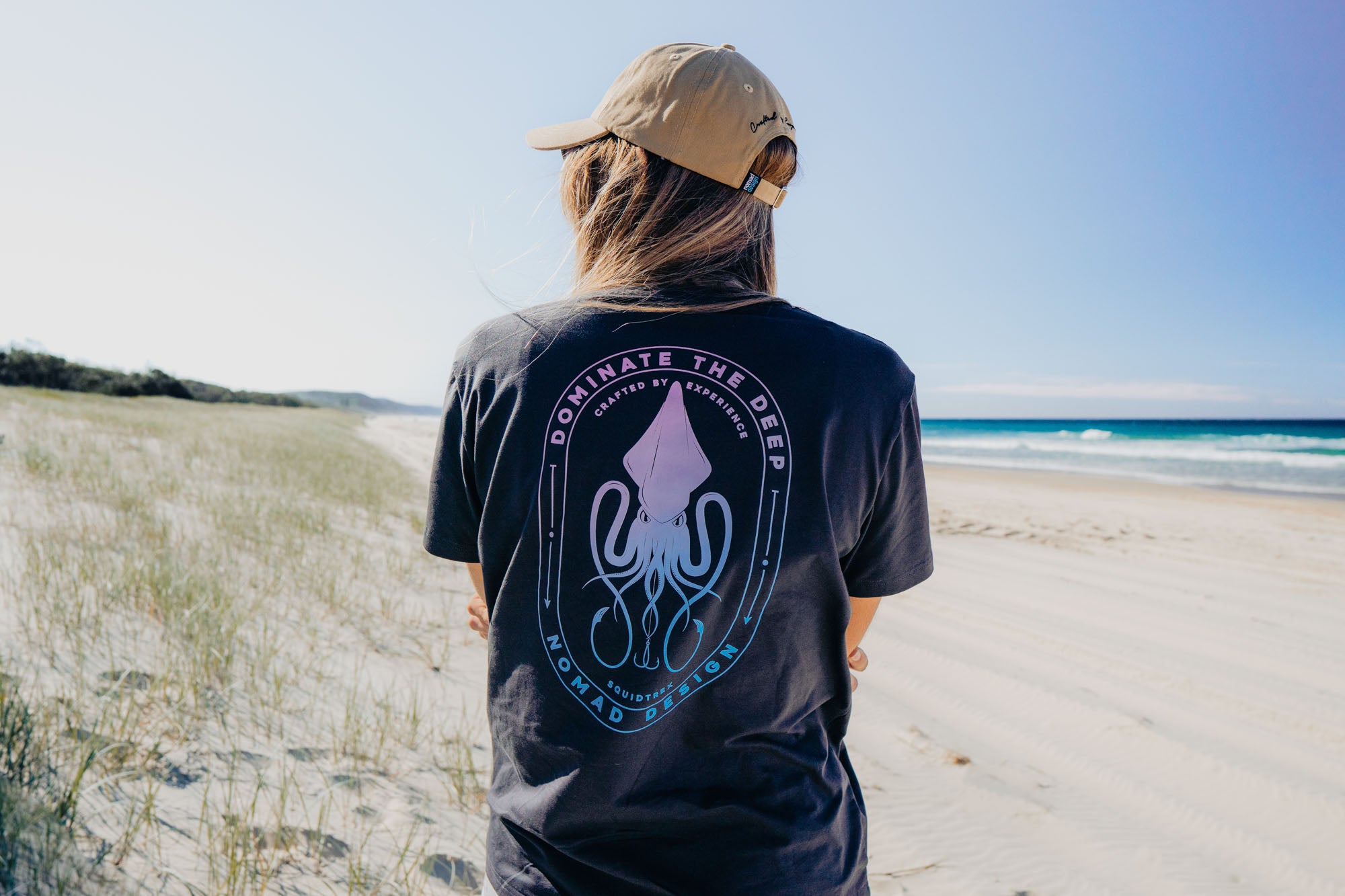 Women's Premium Cotton T-Shirt - Squidtrex™ Domination Graphic Tee for Casual Wear & Street Style