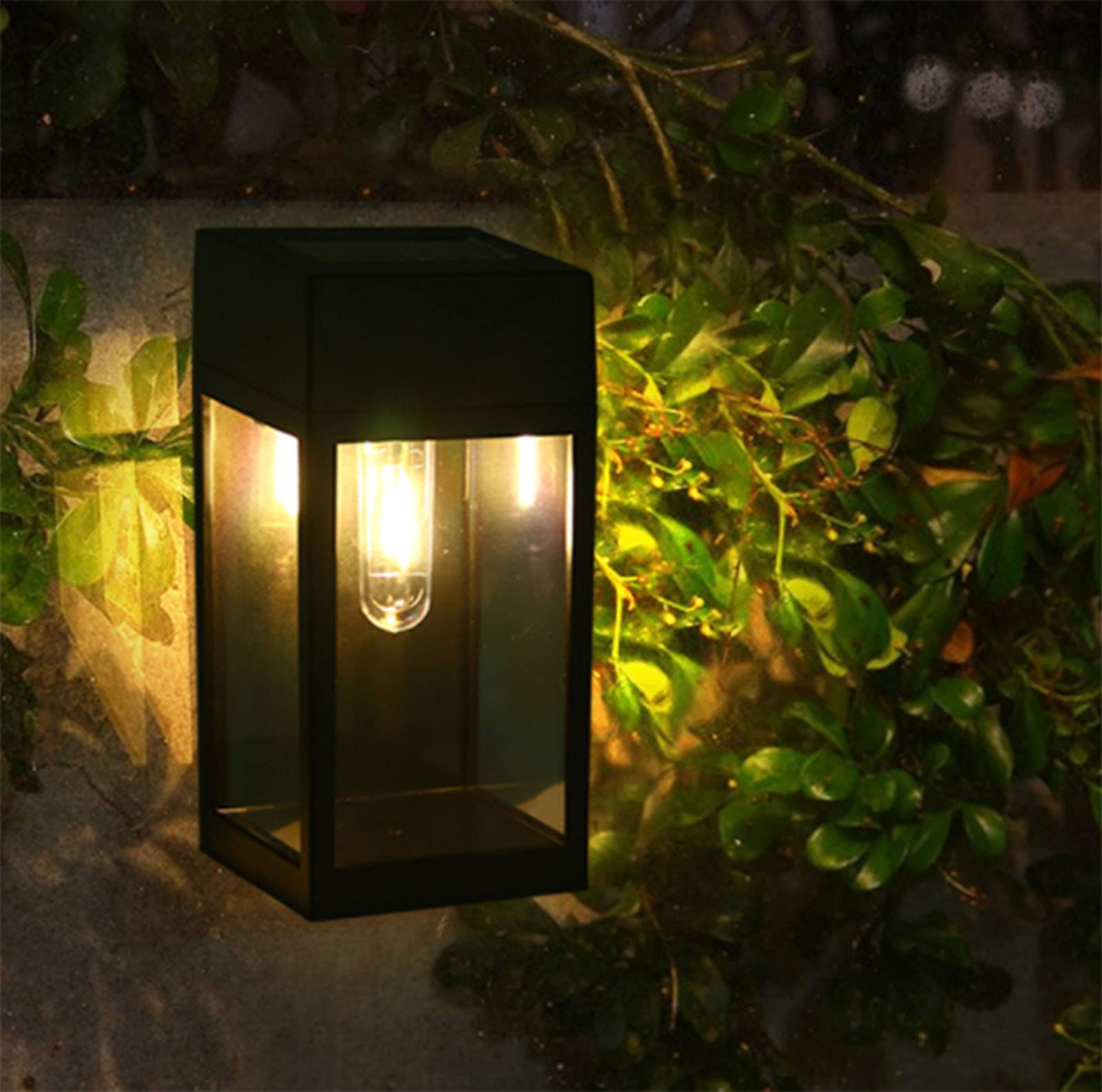 Solar Powered Outdoor Lights with Motion Sensor - IP65 Waterproof LED Security Wall Lights for Yard, Shed, Garage & Pathway - Bright Solar Flood Spot Lighting (1 Pack) - Perfect for Home Security & Nighttime Illumination