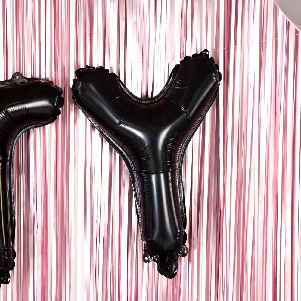 Balloonify Black Mylar Letter Y Balloon - 16 Inch Large Foil Alphabet Balloon for Birthday Party Decorations, Baby Showers & Graduation Celebrations