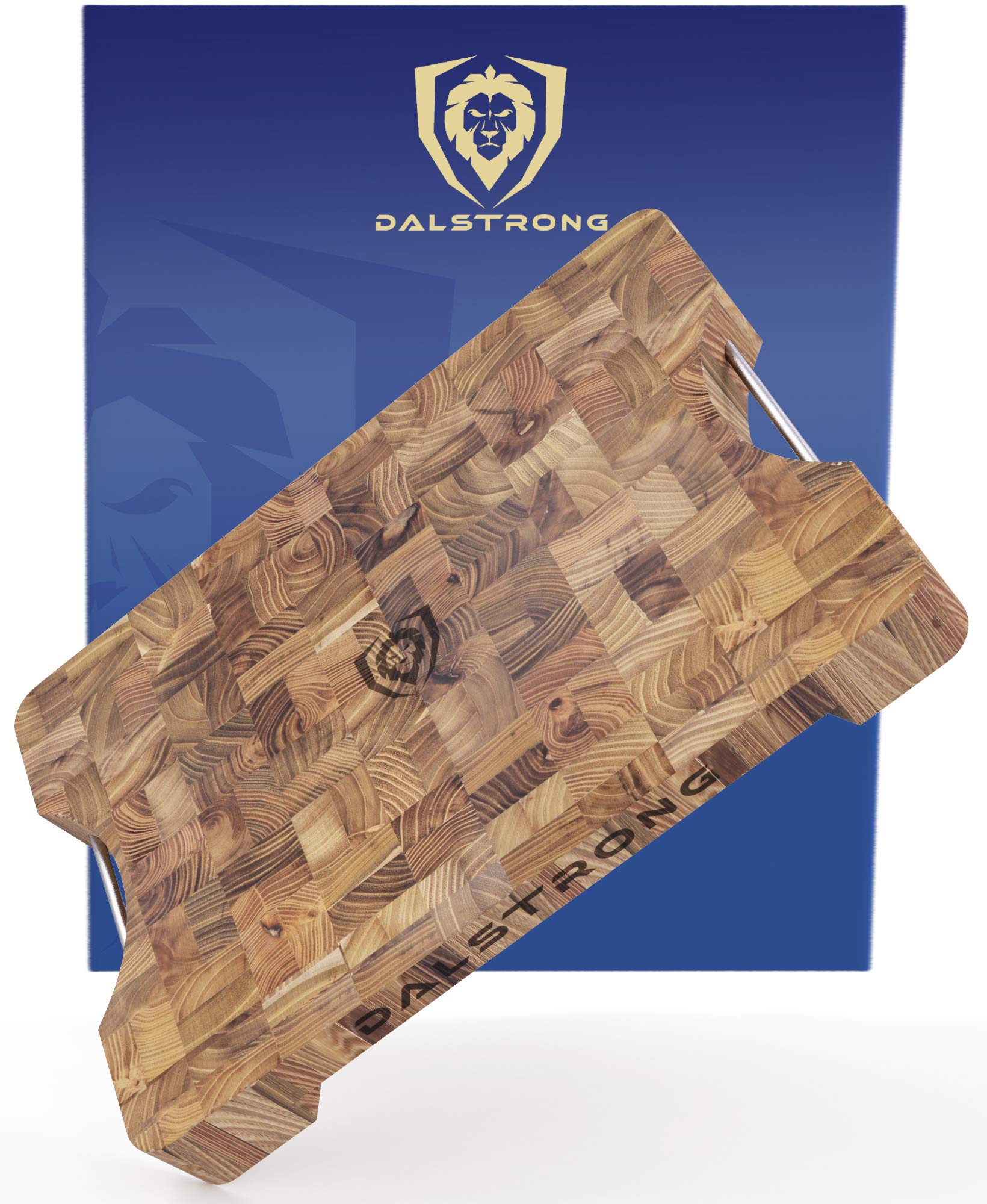 Premium Dalstrong End-Grain Teak Cutting Board 16