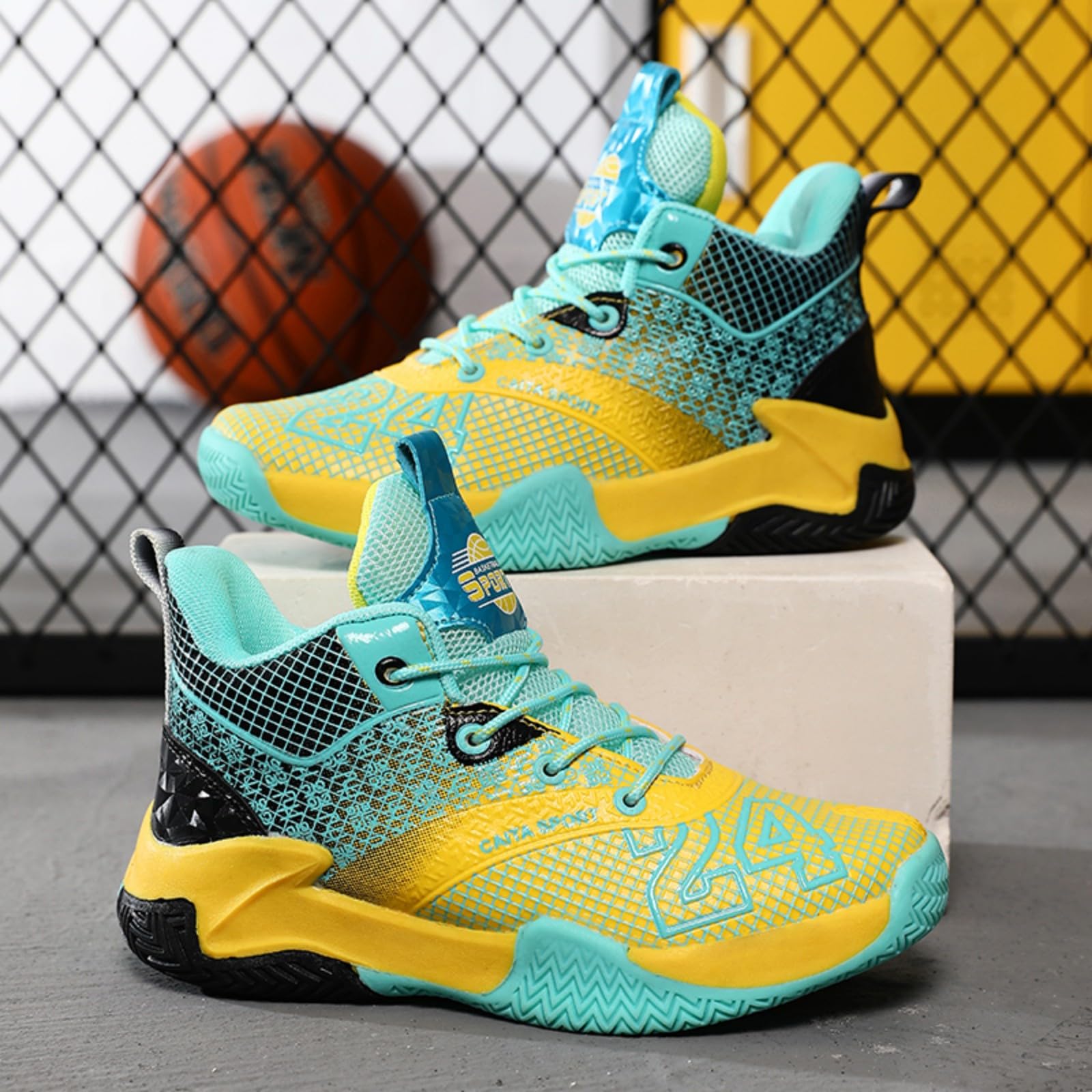 Best High Top Basketball Shoes for Men - Lightweight, Ankle Support, Non-Slip - Perfect for Indoor & Outdoor Court Play