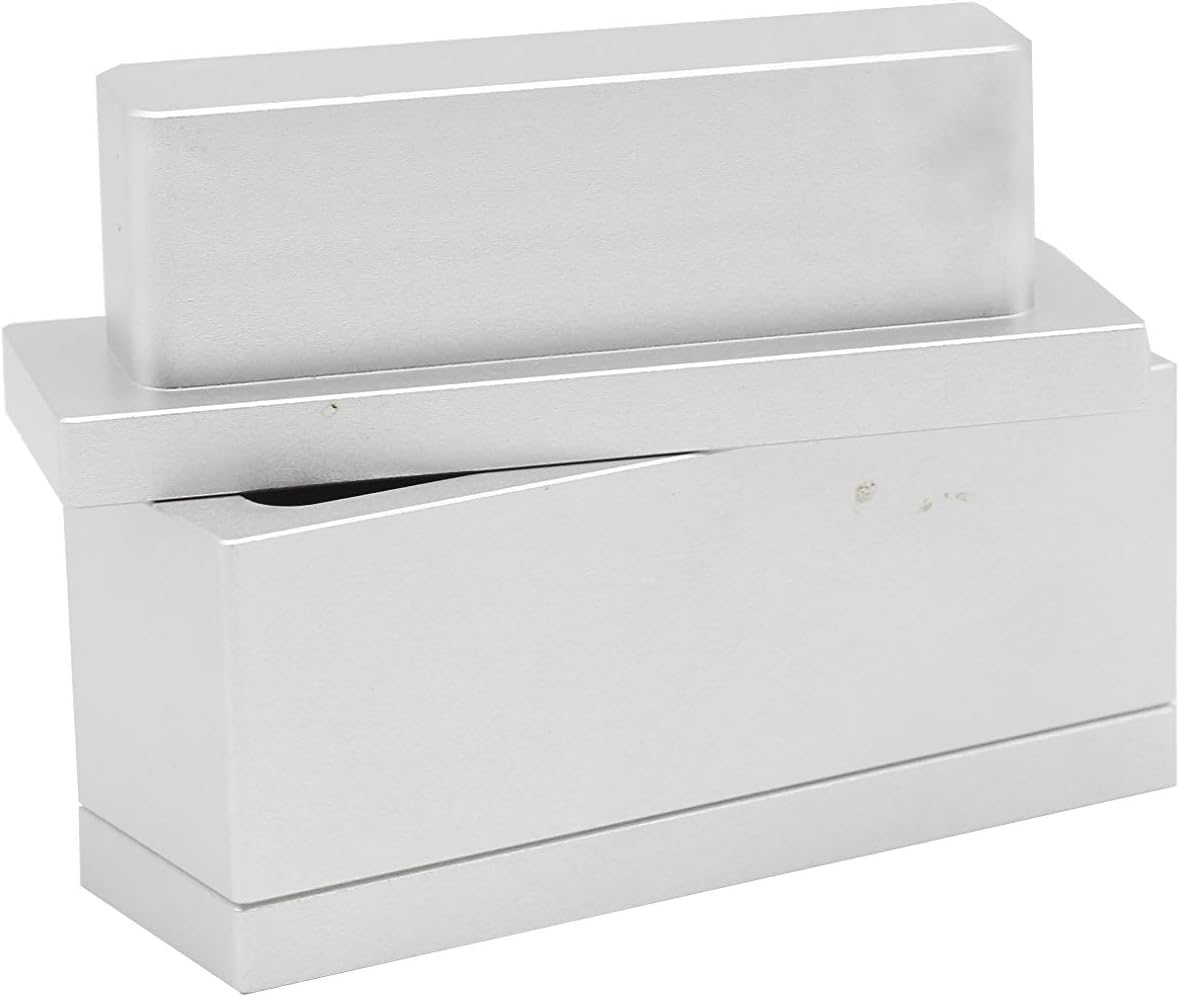 6061 Aluminum Pre-Press Mold 1x3 Inch Silver - Perfect for Resin Casting, Jewelry Making & DIY Craft Projects
