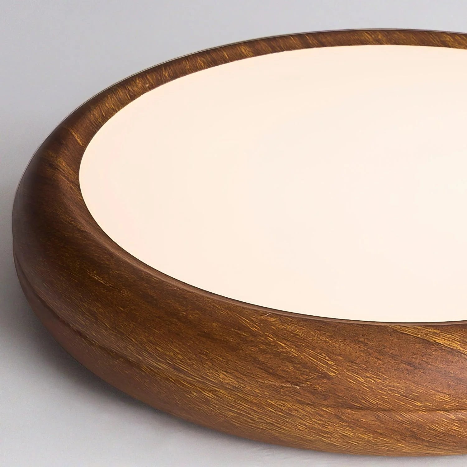 Wood Grain Round Ceiling Lamp - Modern Farmhouse Pendant Light with Natural Wood Finish - Perfect for Living Room, Bedroom, or Dining Room Lighting