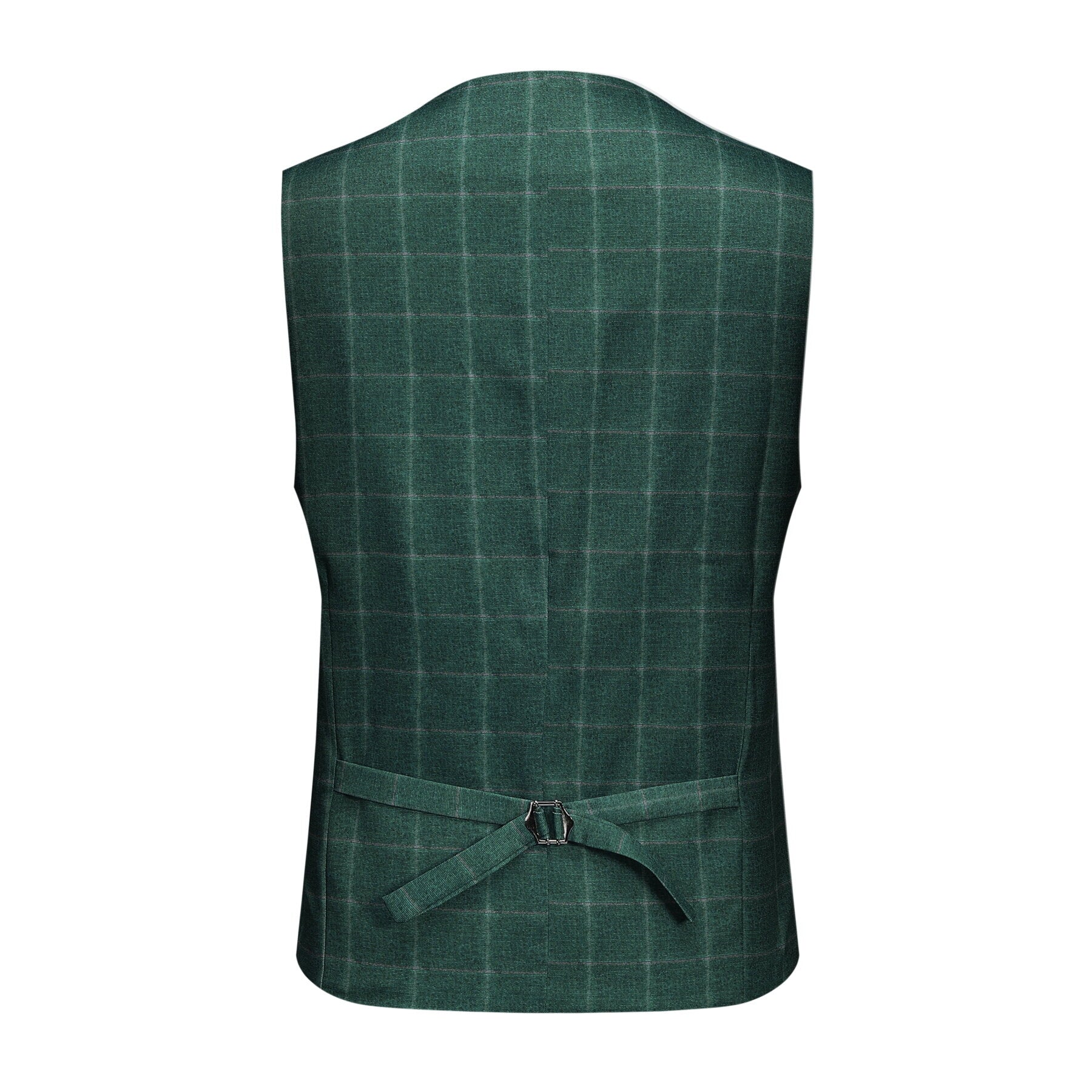 3 Piece Slim Fit Green Plaid Modern Suit for Men | Business & Wedding Attire | Office, Formal Events & Special Occasions