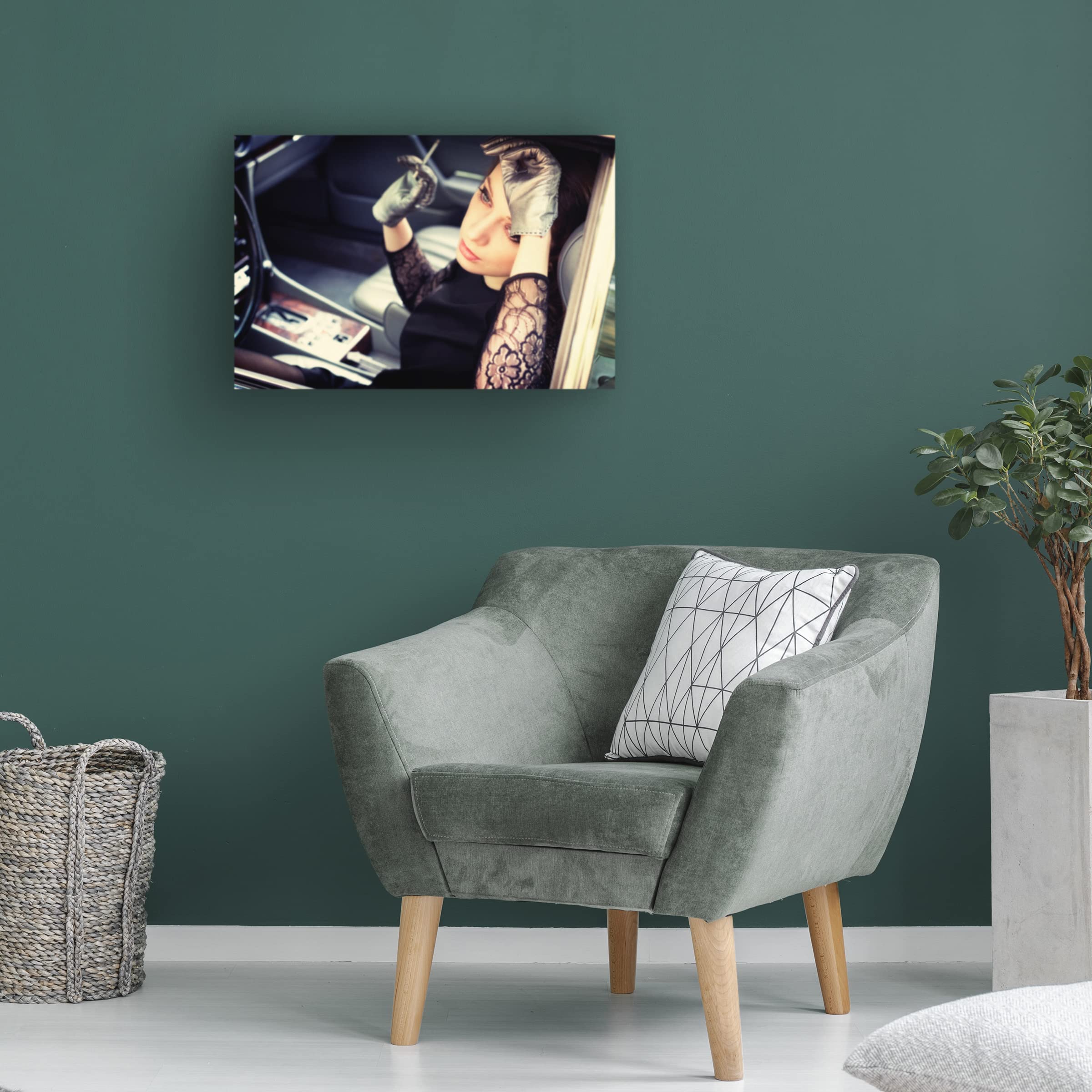 Trademark Fine Art 'Big Girls Don't Cry' Canvas Wall Art by Bart Peeters - Perfect for Living Room, Bedroom & Office Decor