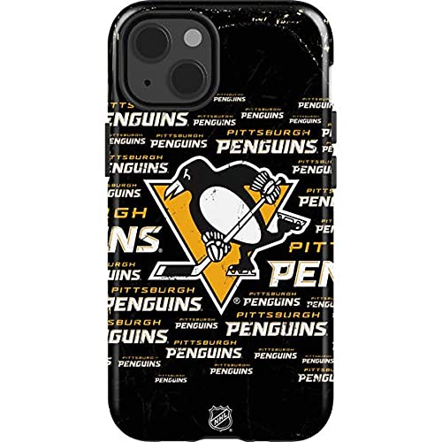 Skinit Impact Phone Case for iPhone 13 - Officially Licensed NHL Pittsburgh Penguins Blast Design | Durable Protection for Hockey Fans | Perfect for Game Days & Everyday Use