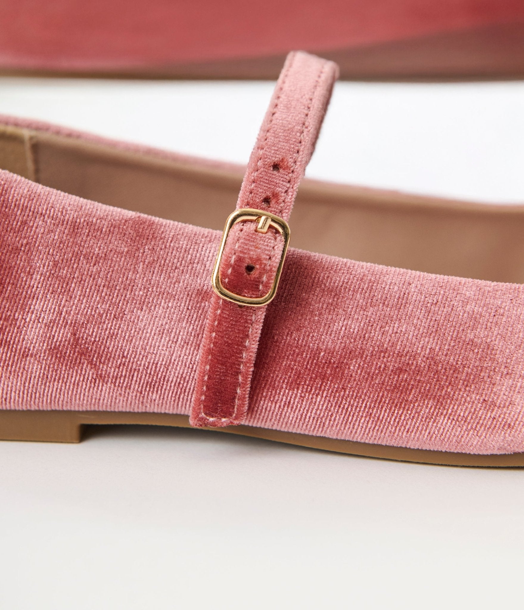 Mauve Velvet Ballet Flats for Women - Comfortable Soft Slip-On Shoes for Casual Wear & Office - Elegant & Stylish Footwear for Everyday Use