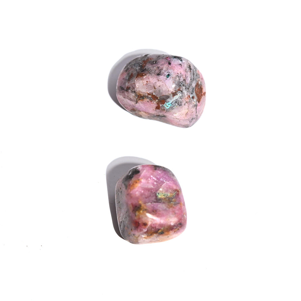 Natural Cobaltoan Calcite Tumbled Stones - Pink Healing Crystals for Meditation, Reiki & Energy Work - Chakra Balancing & Spiritual Growth - Perfect for Home Decor, Crystal Grids & Jewelry Making