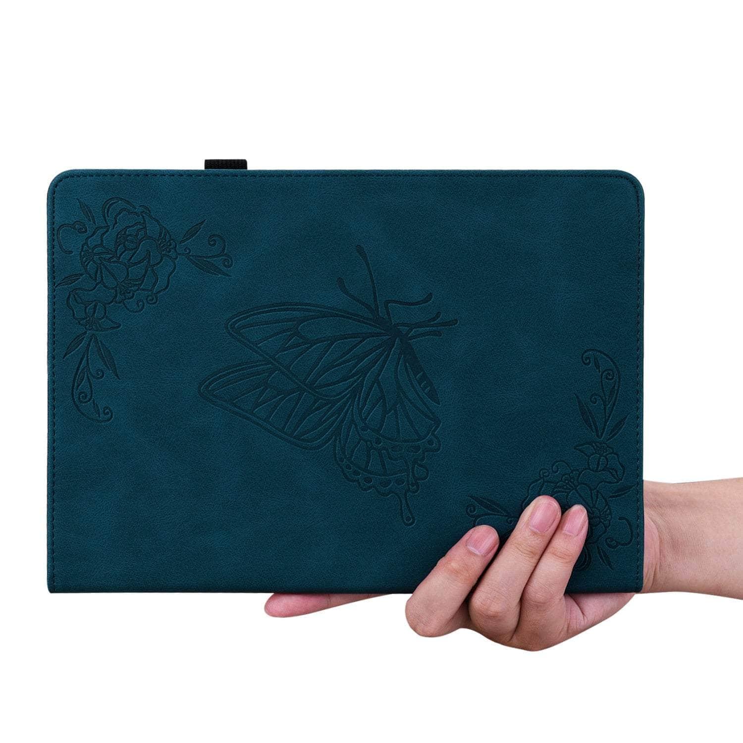 Samsung Galaxy Tab S9 (2023) Vegan Leather Butterfly Case - Slim Protective Cover for Tablet, Perfect for Work, Travel & Home Use