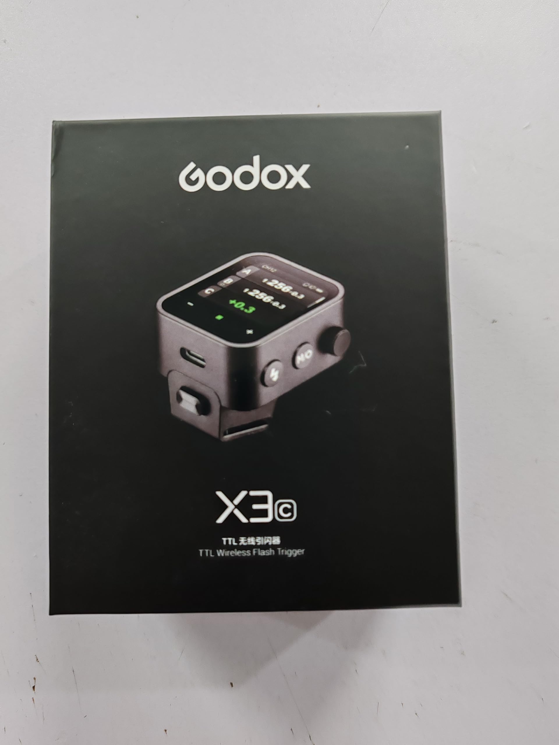 Godox X3-C TTL Wireless Flash Trigger for Canon Cameras - OLED Touchscreen Flash Transmitter with Built-in Lithium Battery & Quick Charge (Upgrade from X2T-C/Xpro-C/XProII-C) - Perfect for Studio Photography, Wedding Shoots & Outdoor Portraits