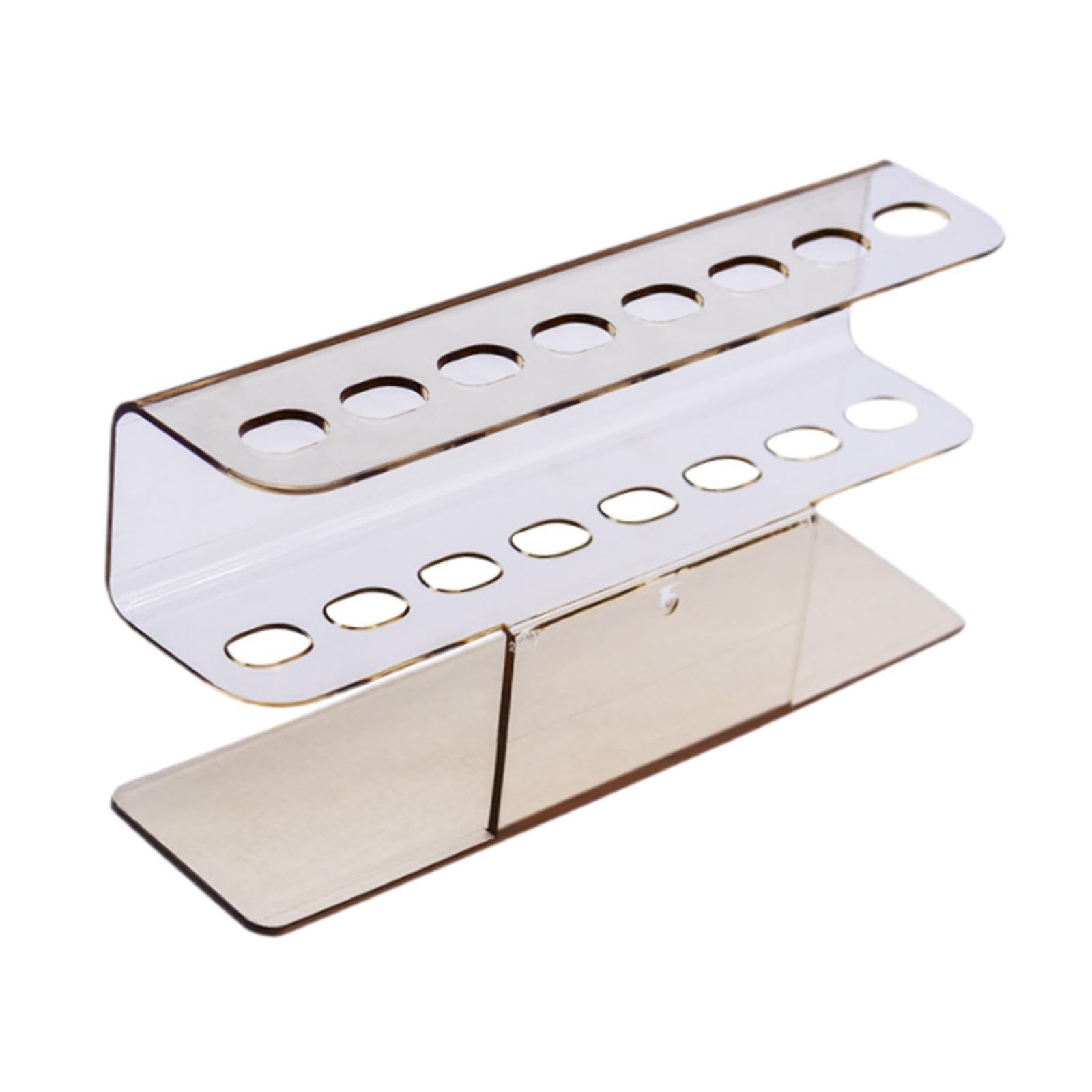 Professional 8-Hole Tweezer Organizer Stand - Salon & Eyelash Extension Display Rack for Dresser - Perfect for Beauty Salon, Home Makeup Station & Coffee Shop Accessories Storage