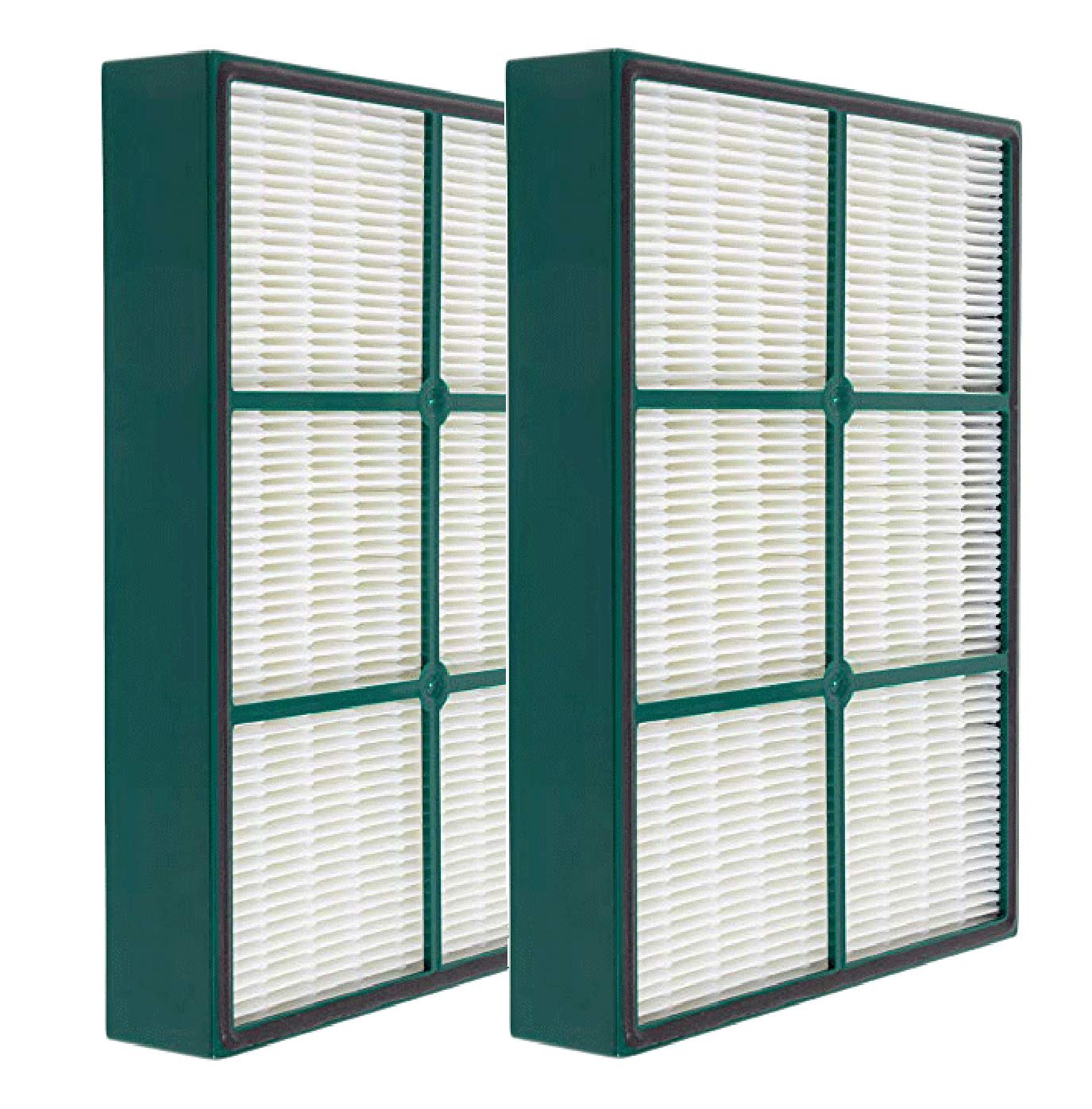 Nispira True HEPA Air Filter Replacement 2-Pack - Compatible with Hunter Air Purifiers 37090, 30058, 36127 & More (Replaces Part 30936 HEPAtech) - Ideal for Allergies, Dust, Pet Dander & Smoke Removal in Home, Office or Bedroom