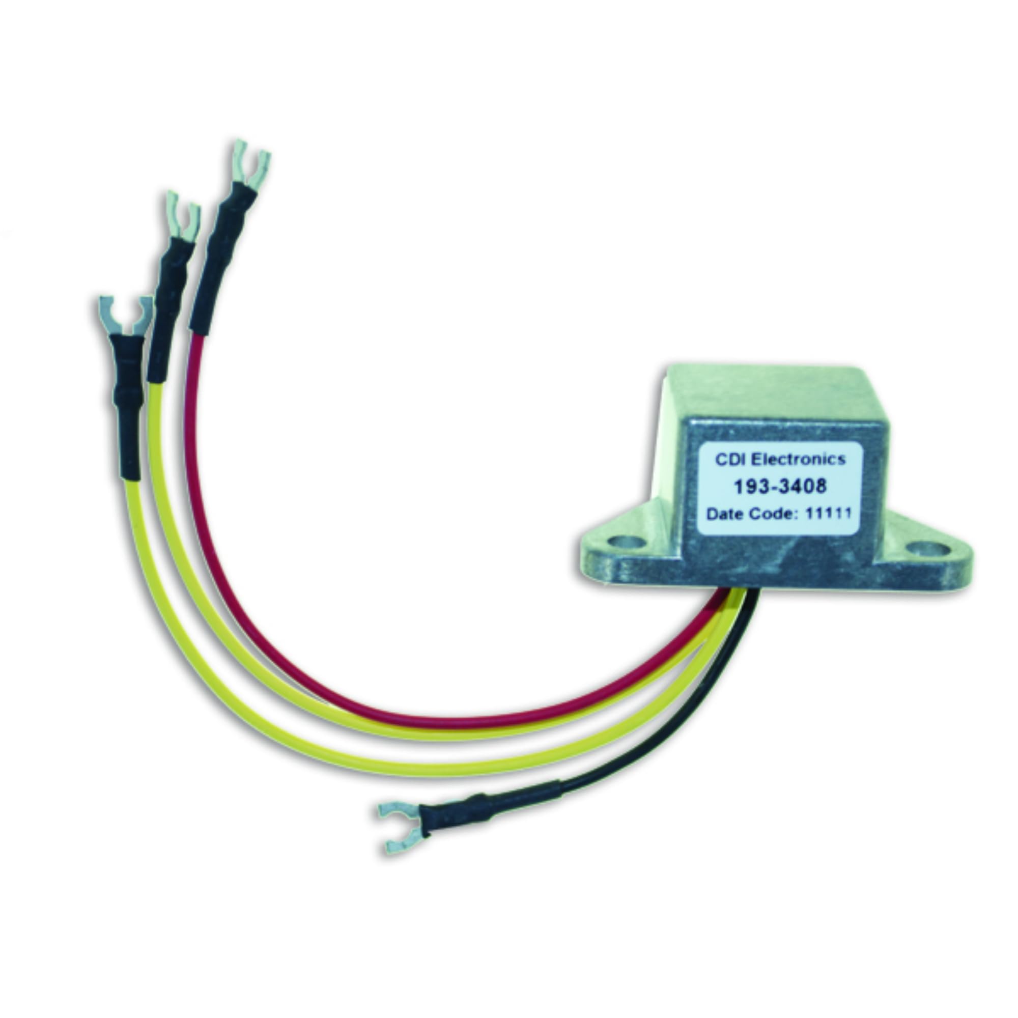 CDI Electronics 193-3408 Johnson/Evinrude Regulated Rectifier - Compatible with 2/3/4/6 Cylinder Outboard Motors (1969-2000 Models) | Perfect for Marine Engine Repair & Boat Maintenance