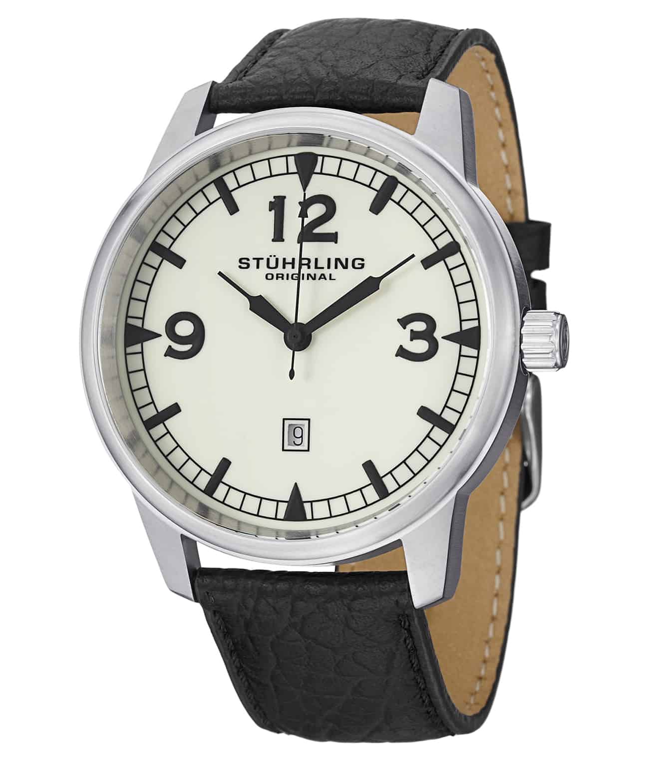 Condor 1129Q Quartz 48mm Aviator Watch - Stylish Pilot-Inspired Timepiece for Men, Water Resistant & Durable - Perfect for Aviation Enthusiasts, Outdoor Adventures & Everyday Wear
