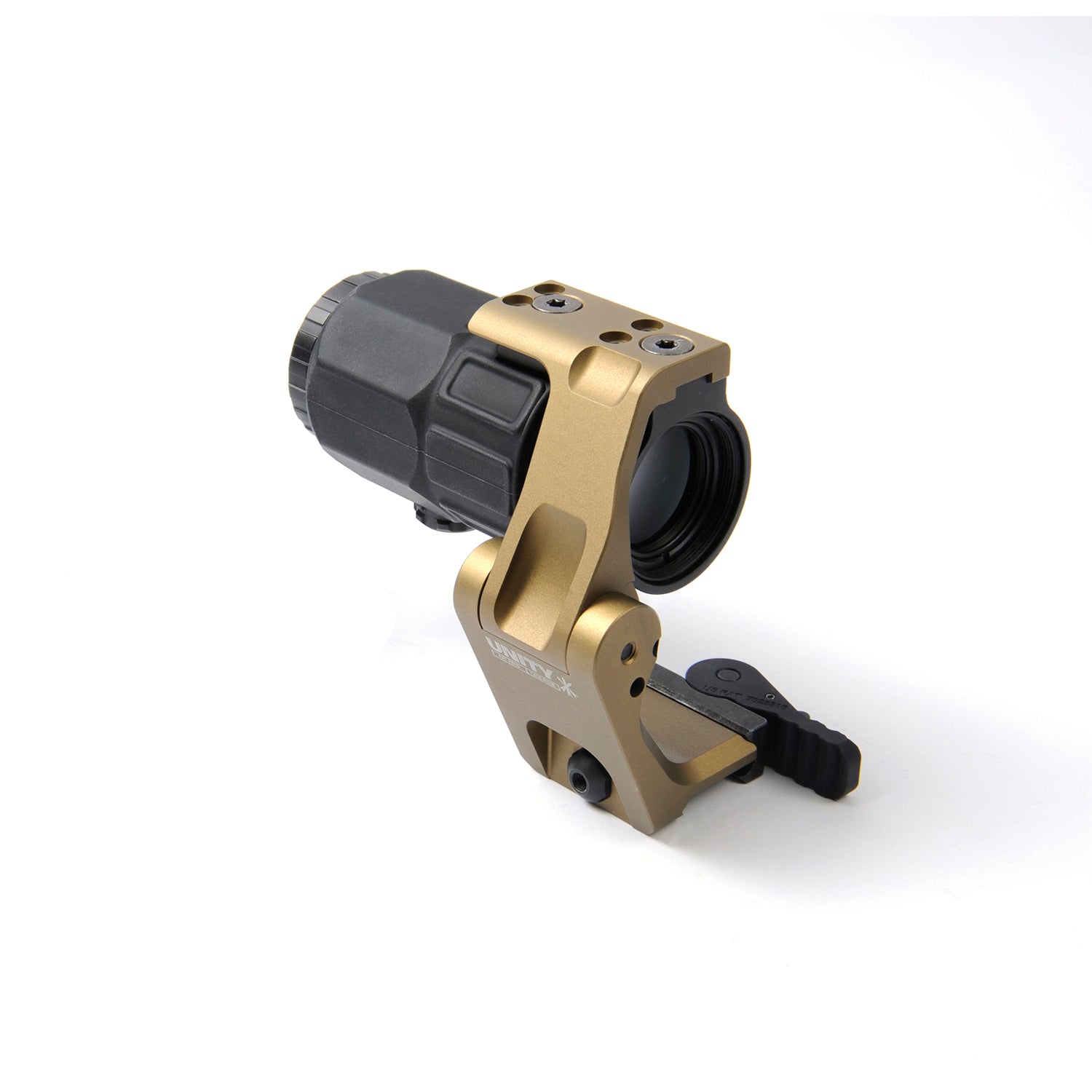 Unity Tactical FAST FTC OMNI Magnifier Mount - Made in USA - Compatible with Red Dot Sights for AR-15 & Rifle Optics - Perfect for Tactical Shooting & Hunting