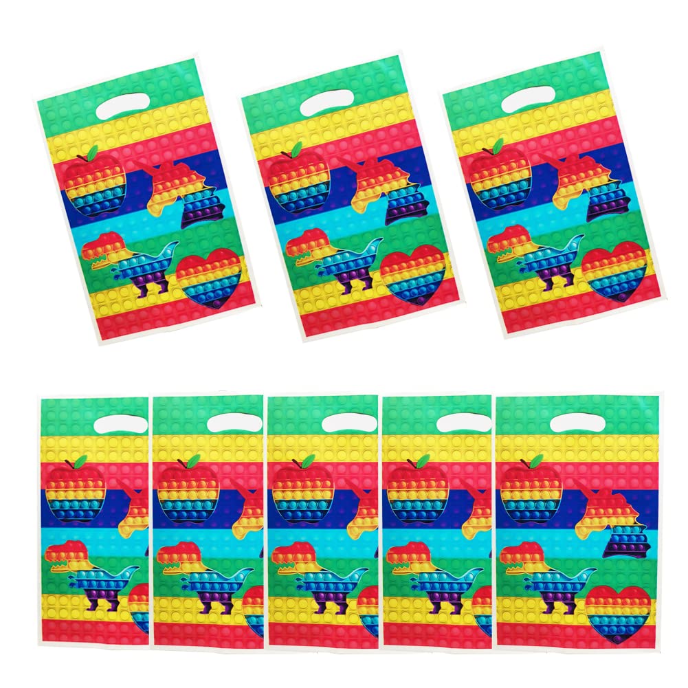 30 Pack Cute Pop Candy Gift Bags for Birthday Parties - Bubble Push Theme Party Supplies for Kids, Baby Showers & Celebrations - Perfect for Candy, Treats & Goodie Bags