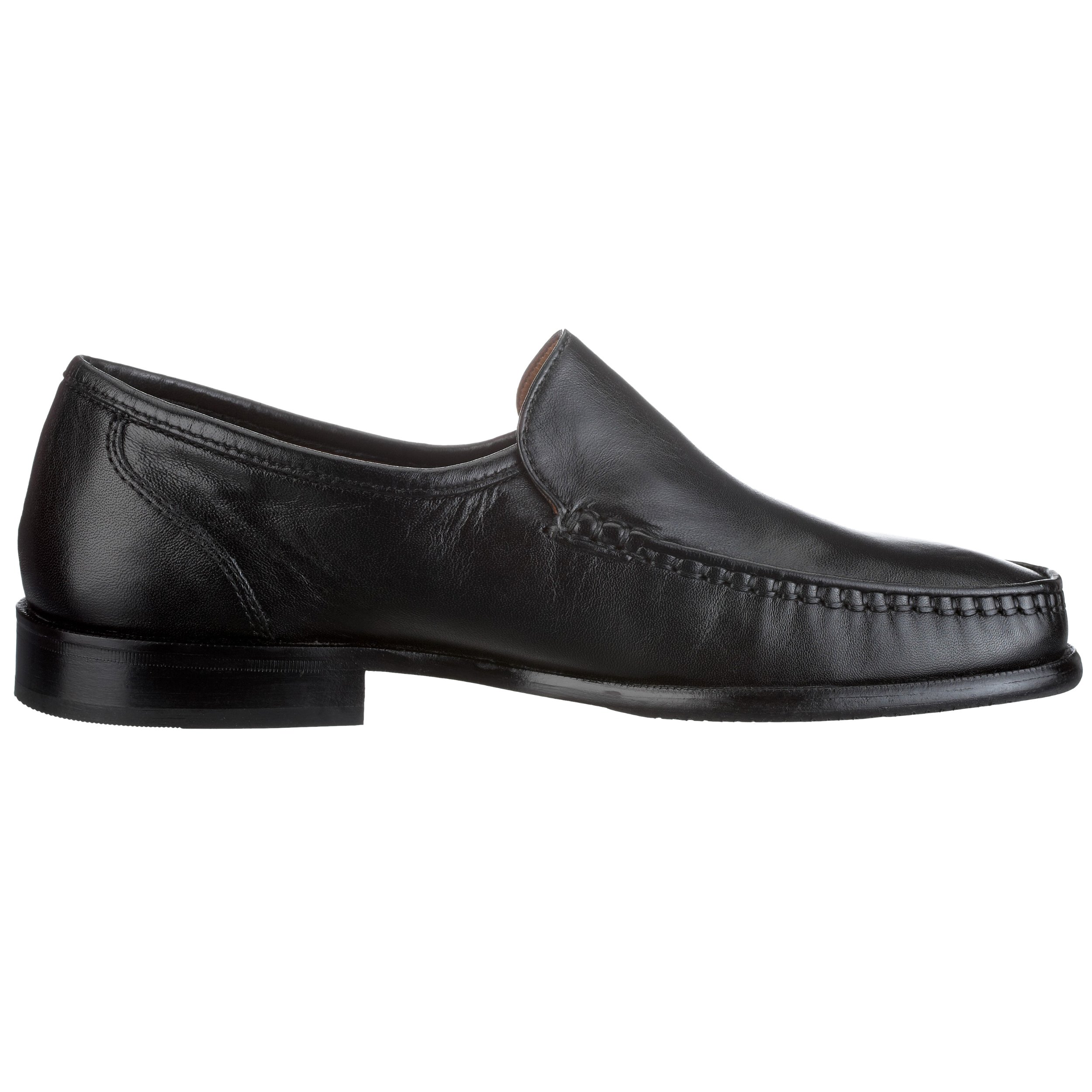 Sioux Men's Genuine Leather Moccasins - Soft Sole Comfortable Slip-On Shoes for Indoor/Outdoor Wear - Perfect for Casual, Lounge & Home Use