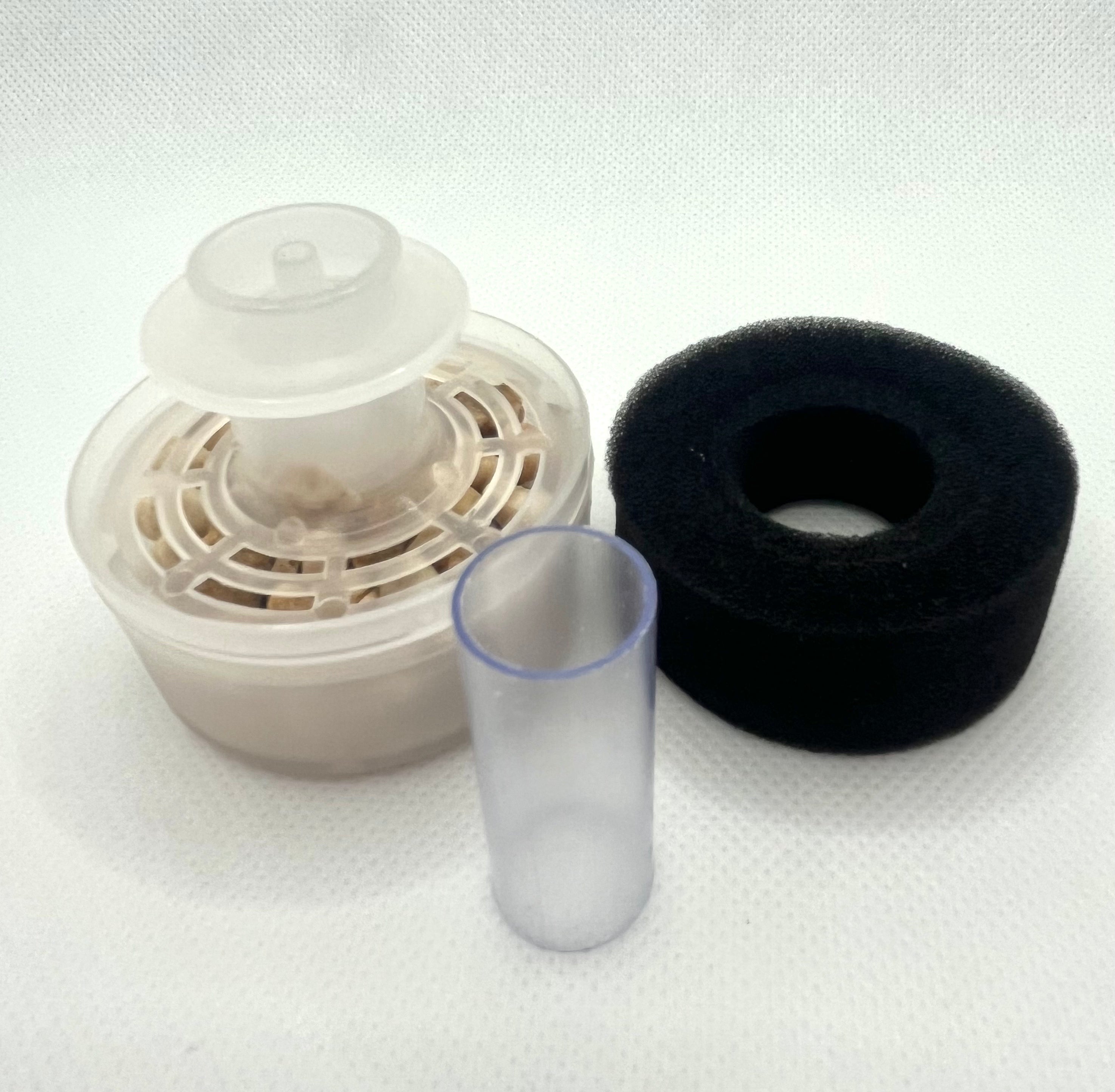 Mini Aquarium Sponge Filter with Built-In Media - Compact Bio Filtration for 2-5 Gallon Fish Tanks - Ideal for Betta Tanks, Shrimp Tanks & Nano Aquariums