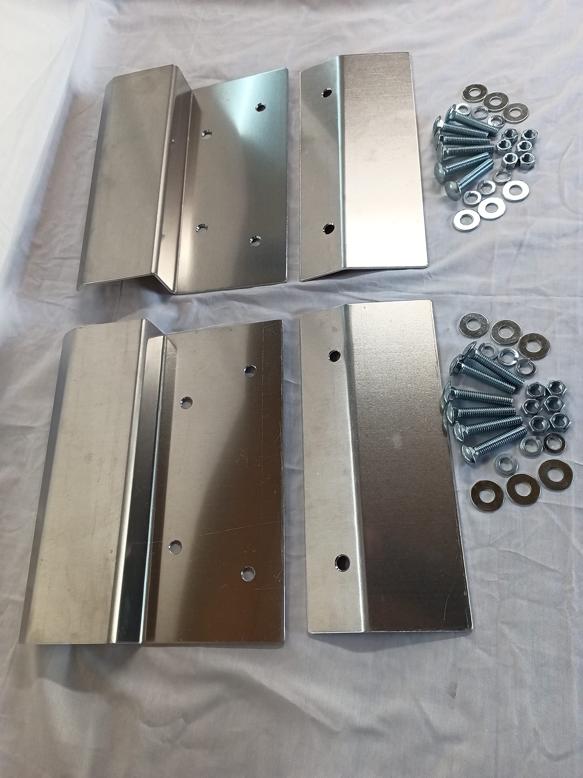 Heavy-Duty DIY Aluminum Loading Ramp Kit for ATV, Lawn Mower, Snowmobile & Shed - Fits 2
