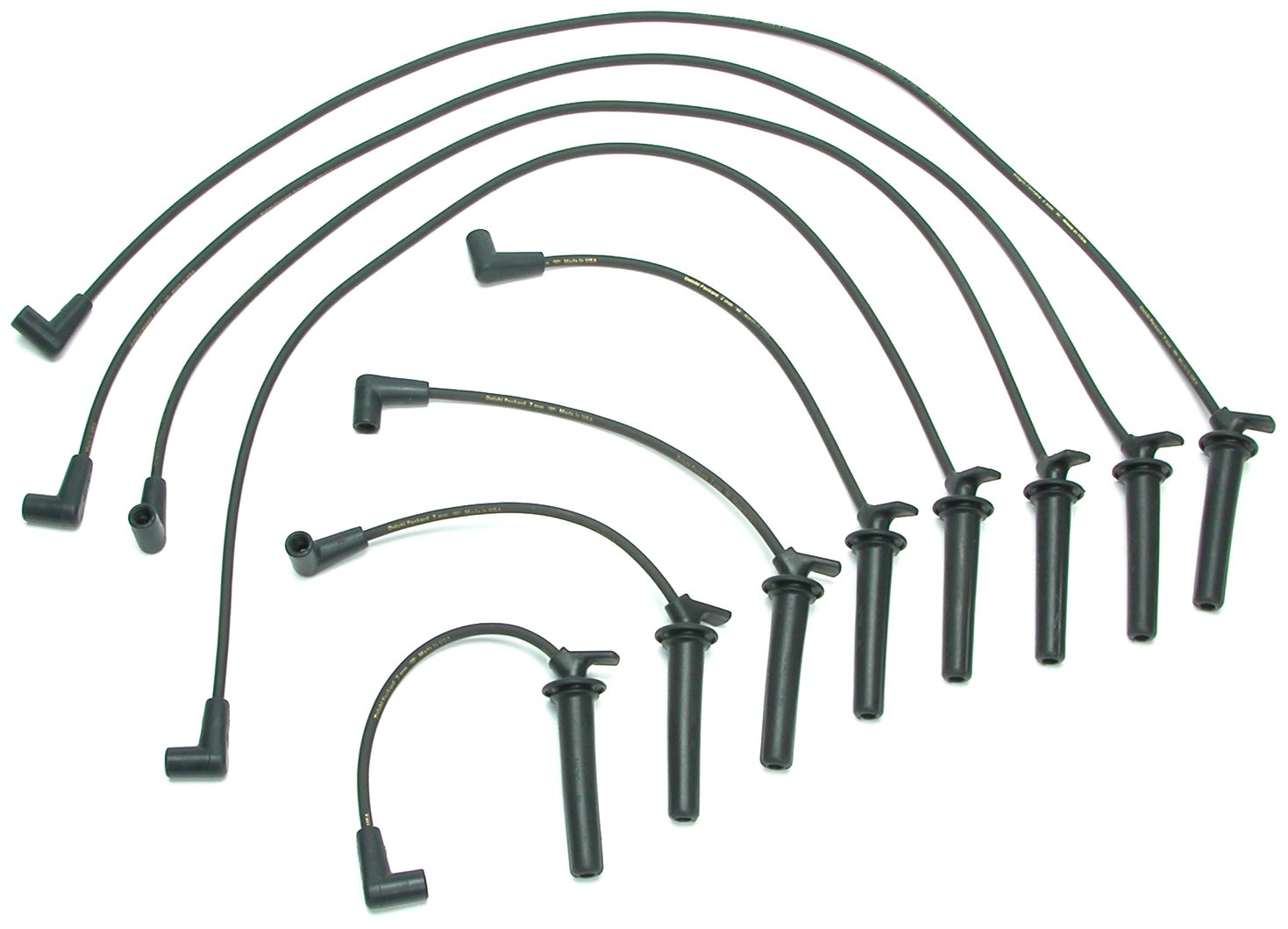 Delphi XS10247 High Performance Spark Plug Wire Set - Compatible with Ford, Chevy, Dodge - Perfect for Engine Tune-Ups & Performance Upgrades