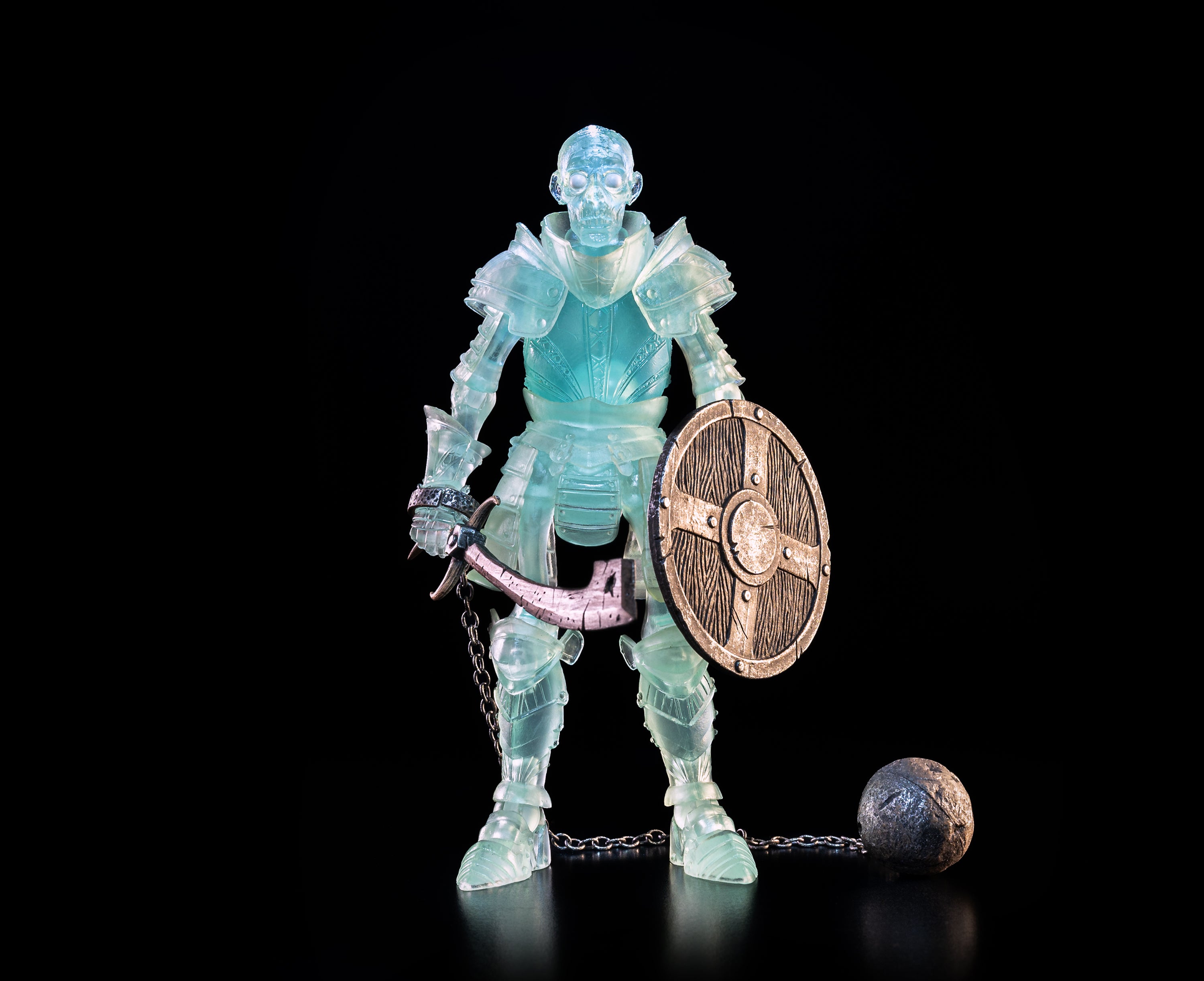Four Horsemen Studio Mythic Legions 1/12 Scale 6-Inch Blue Hagnon Action Figure - Advent of Decay Series | Collectible Fantasy Warrior for Display & Role-Playing Games