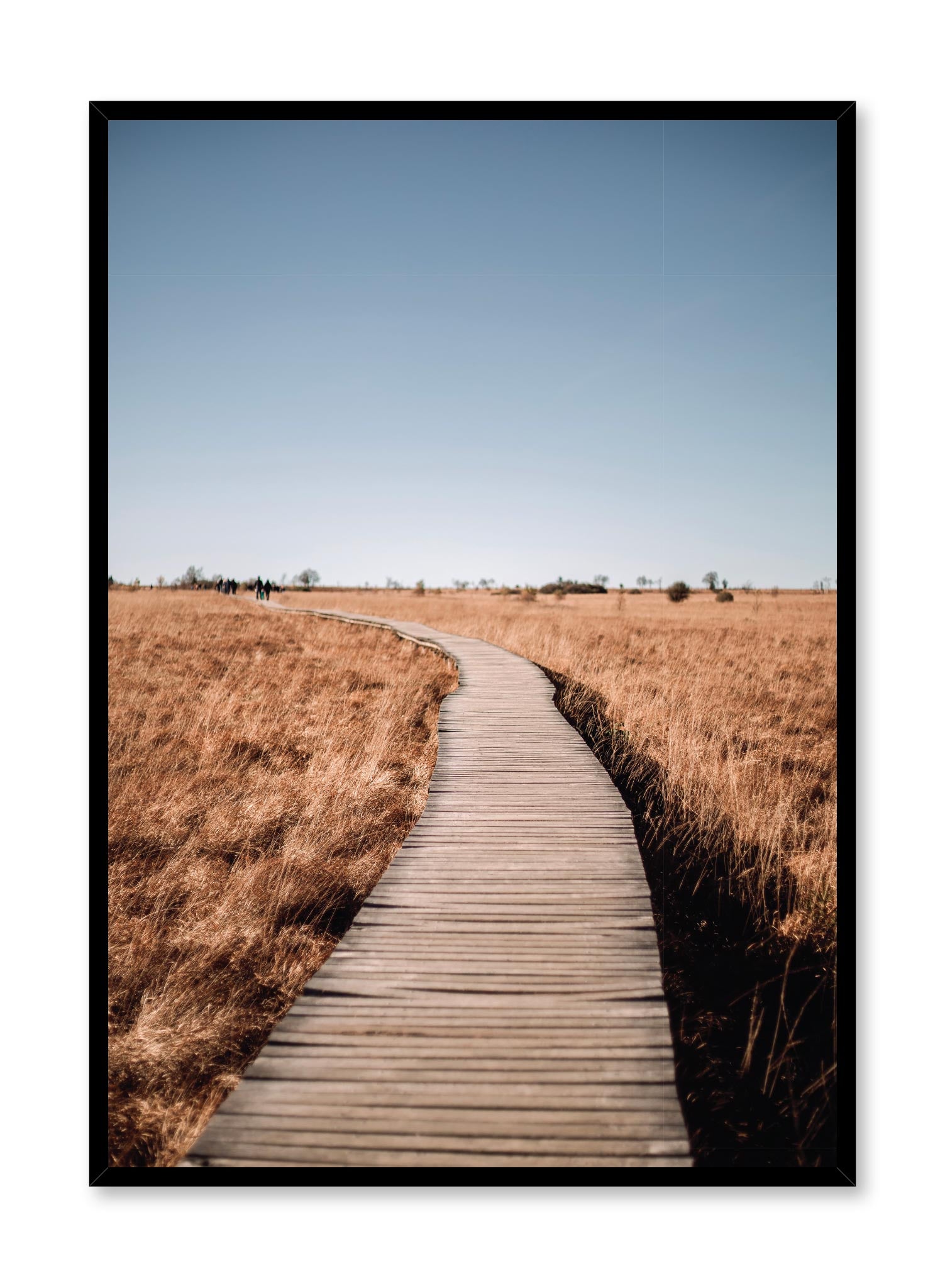 Road to Nowhere Vintage Travel Poster - Retro Landscape Wall Art for Home & Office Decor - Perfect for Living Room, Bedroom, or Office Wall Decoration
