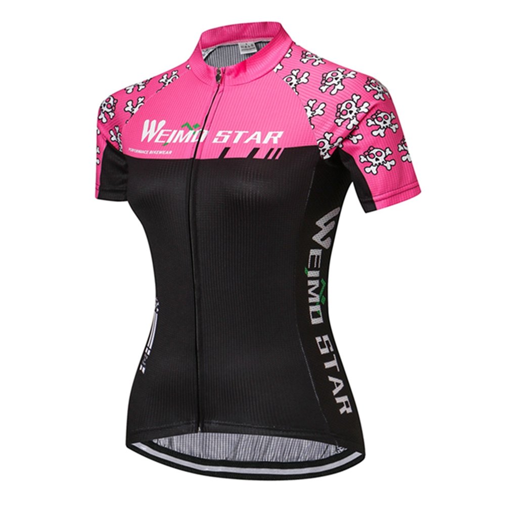 Women's Short Sleeve Cycling Jersey - Breathable & Moisture Wicking Bike Shirt for Road & Mountain Biking | Perfect for Outdoor Sports & Cycling Enthusiasts