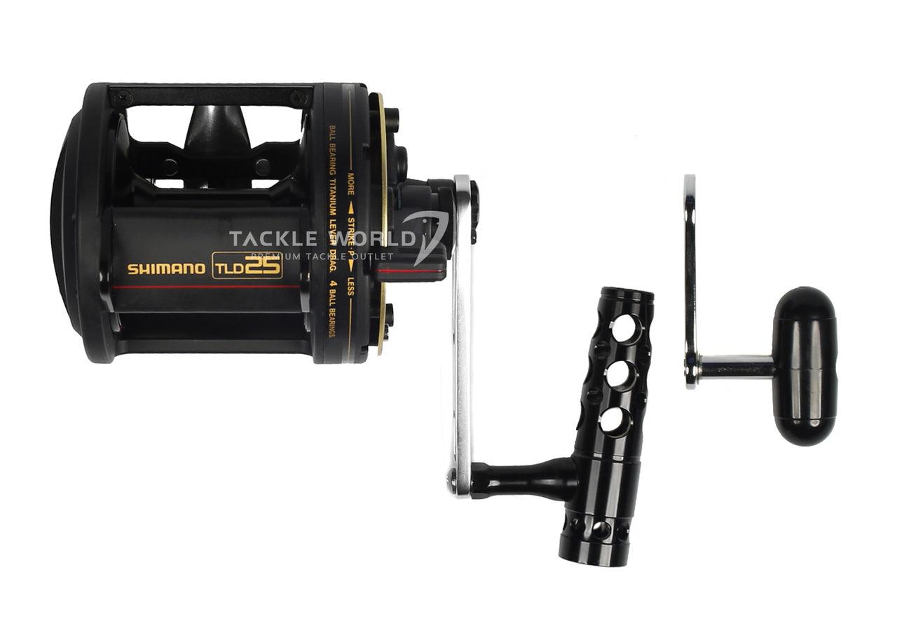 Jigging World Power Handle for Shimano TLD 25 Lever Drag Reels - Upgrade Your Fishing Reel for Saltwater & Offshore Angling