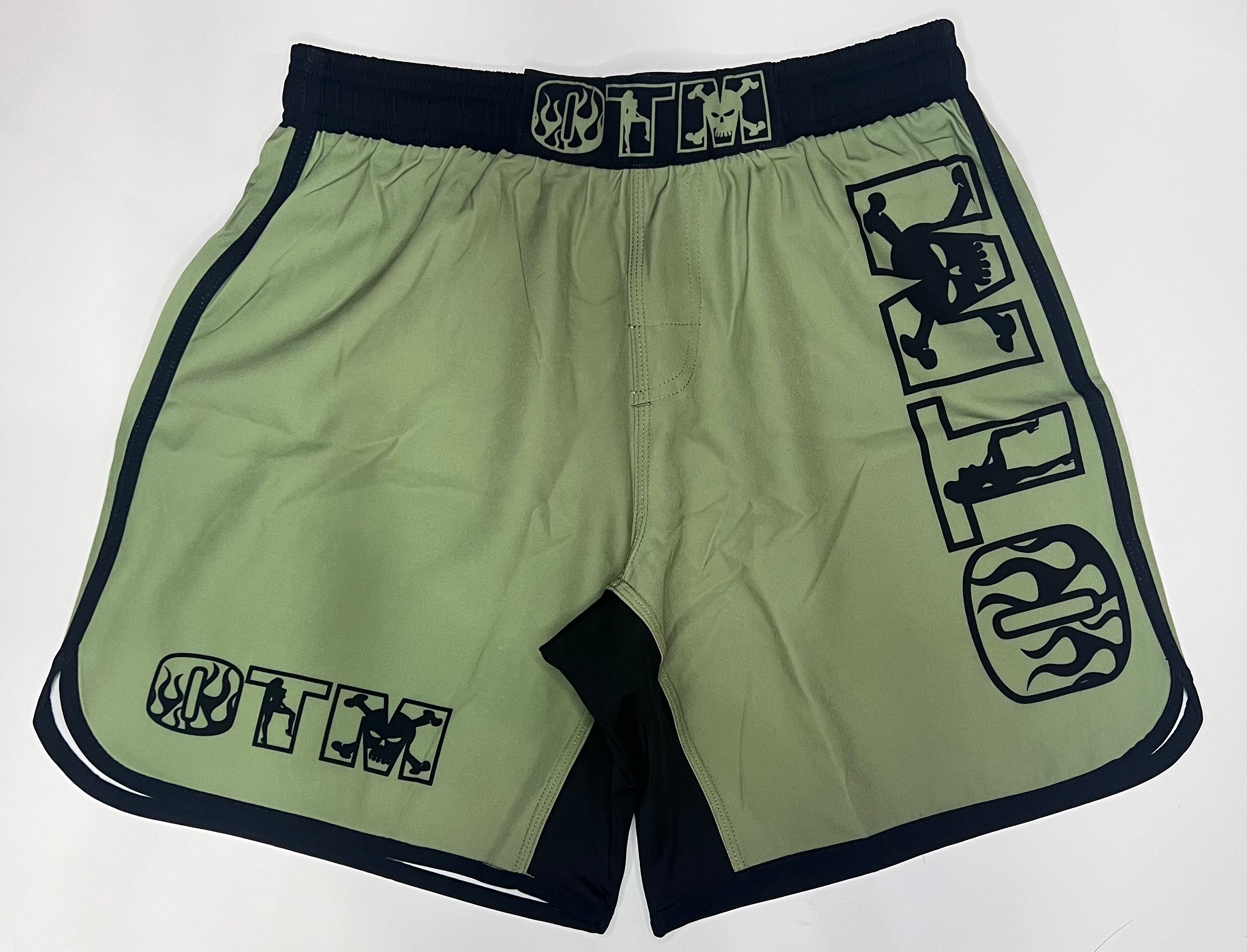 OTM FHS MMA Fight Shorts - Lightweight & Durable Training Shorts for Boxing, Muay Thai, BJJ | Perfect for MMA Fighters, Gym Workouts & Combat Sports