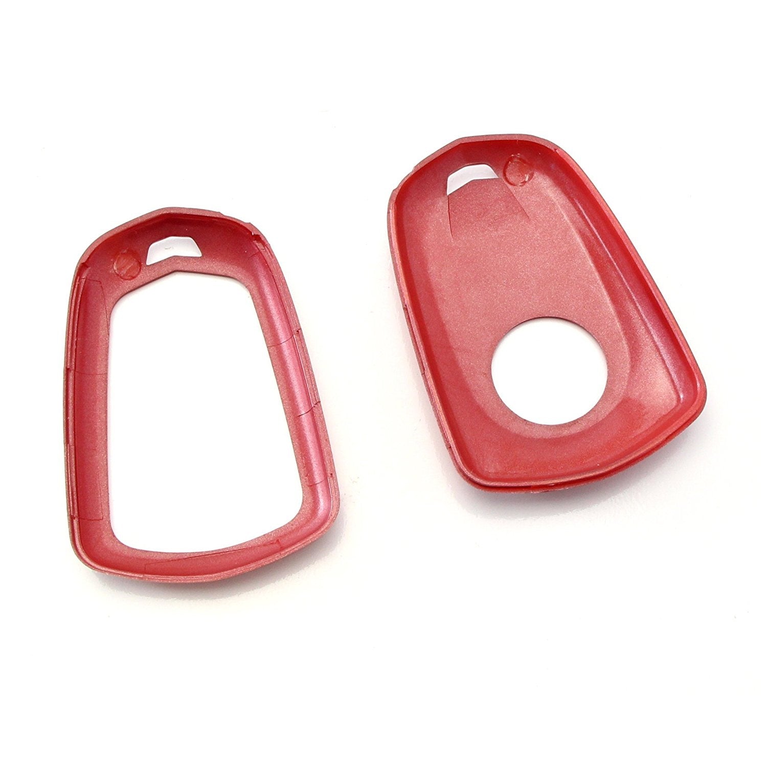 Premium Glossy Red Smart Key Fob Cover Replacement for 2015+ Cadillac ATS CTS XTS Escalade - Perfect Fit, Durable Protection (Ideal for Daily Use, Gifting & Car Enthusiasts)