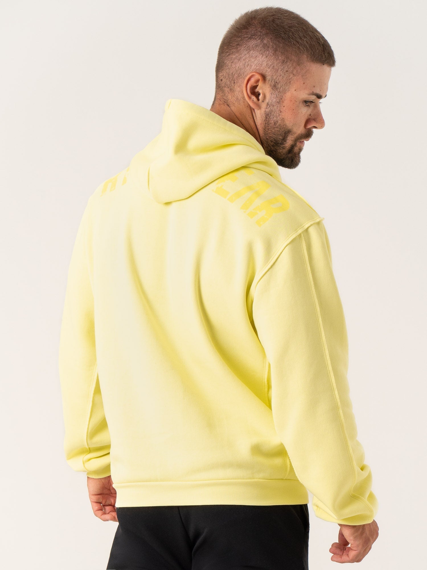 Force Hoodie for Men & Women - Soft & Comfortable Pullover Sweatshirt - Lemon Yellow Color - Perfect for Gym, Running & Casual Wear