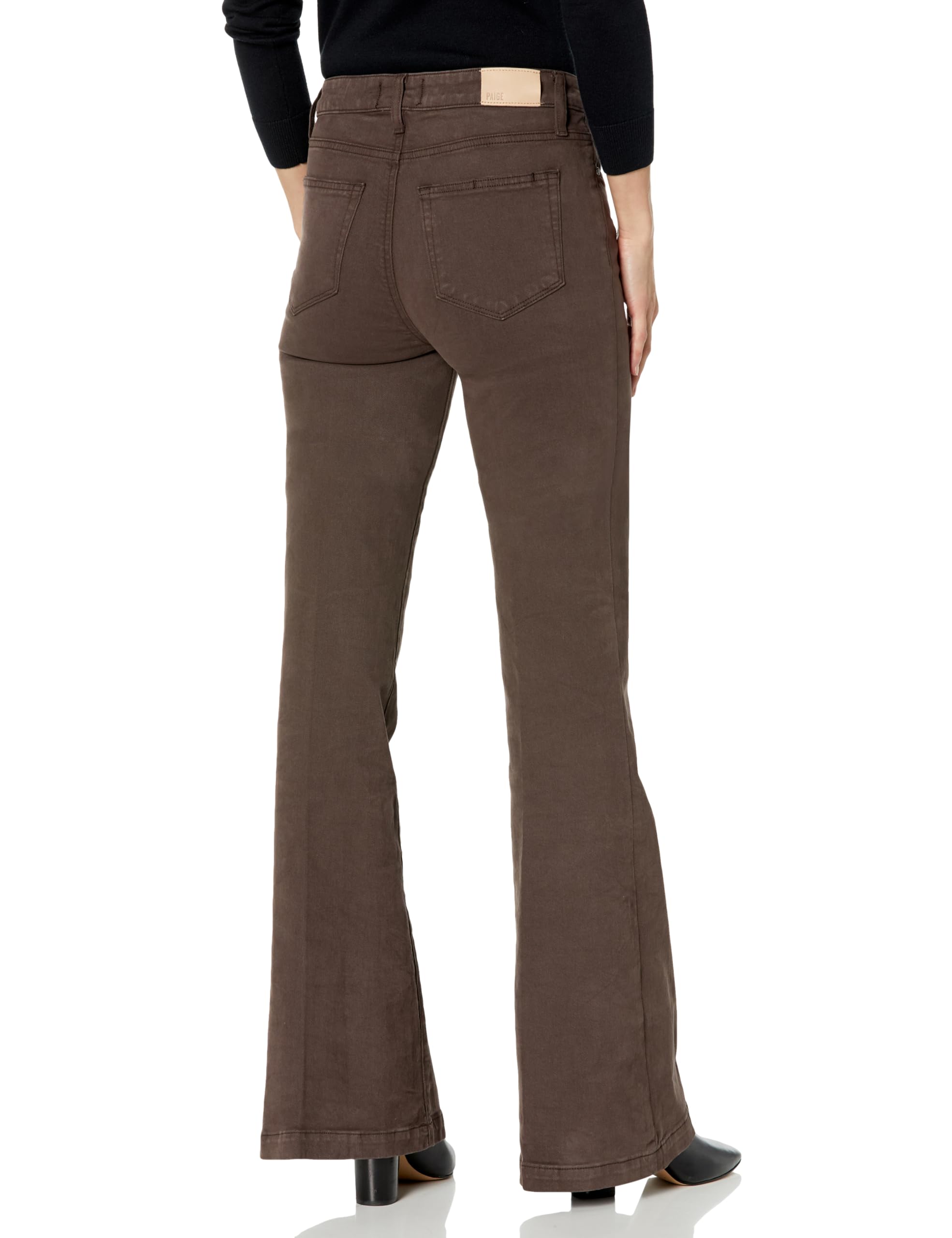 PAIGE Women's Genevieve Fog Luxe Coating Jeans - High Waist Skinny Denim Pants for Casual & Night Out | Perfect for Date Nights, Office Wear & Weekend Outfits