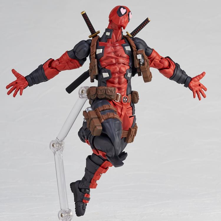 Amazing Yamaguchi Revoltech Deadpool 2.0 Action Figure No. 025 - Highly Articulated Collectible for Marvel Fans & Display