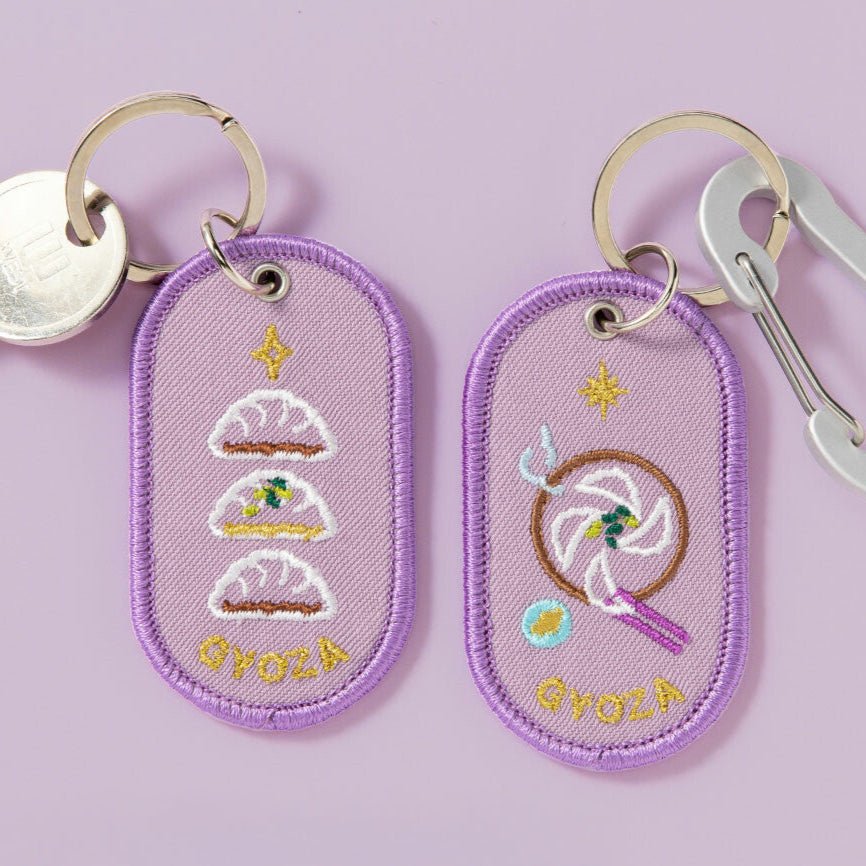 2/8b Pair Key Ring / Iroha - Durable Stainless Steel Keychain Set for Home, Office & Travel - Perfect for Organizing Keys, Gifts & Everyday Carry (ECG)